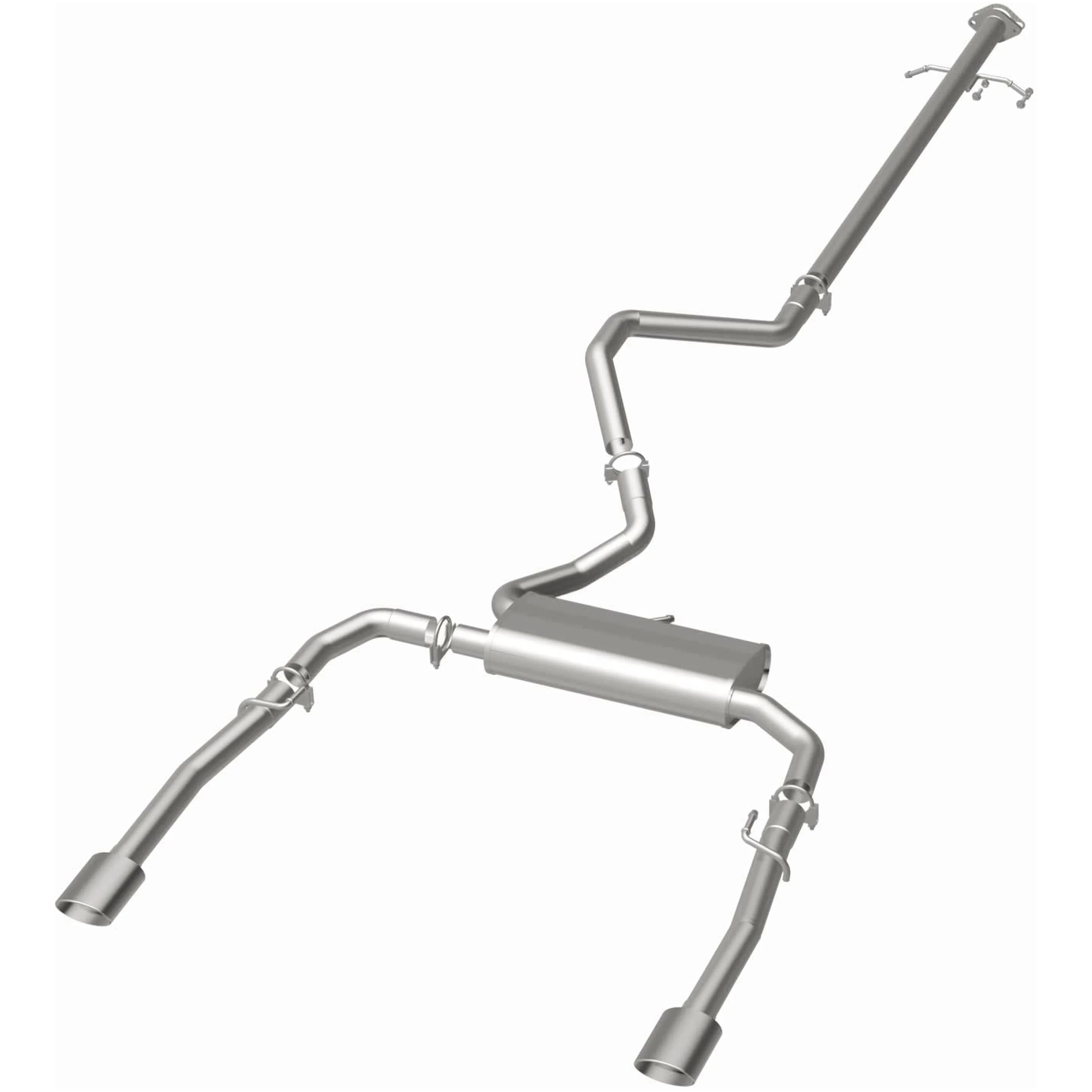 BRExhaust 2013-2016 Dodge Dart 1.4L | 2013-2016 Dodge Dart 2.4L Direct-Fit Exhaust System Kit 106-0850 - Image 3