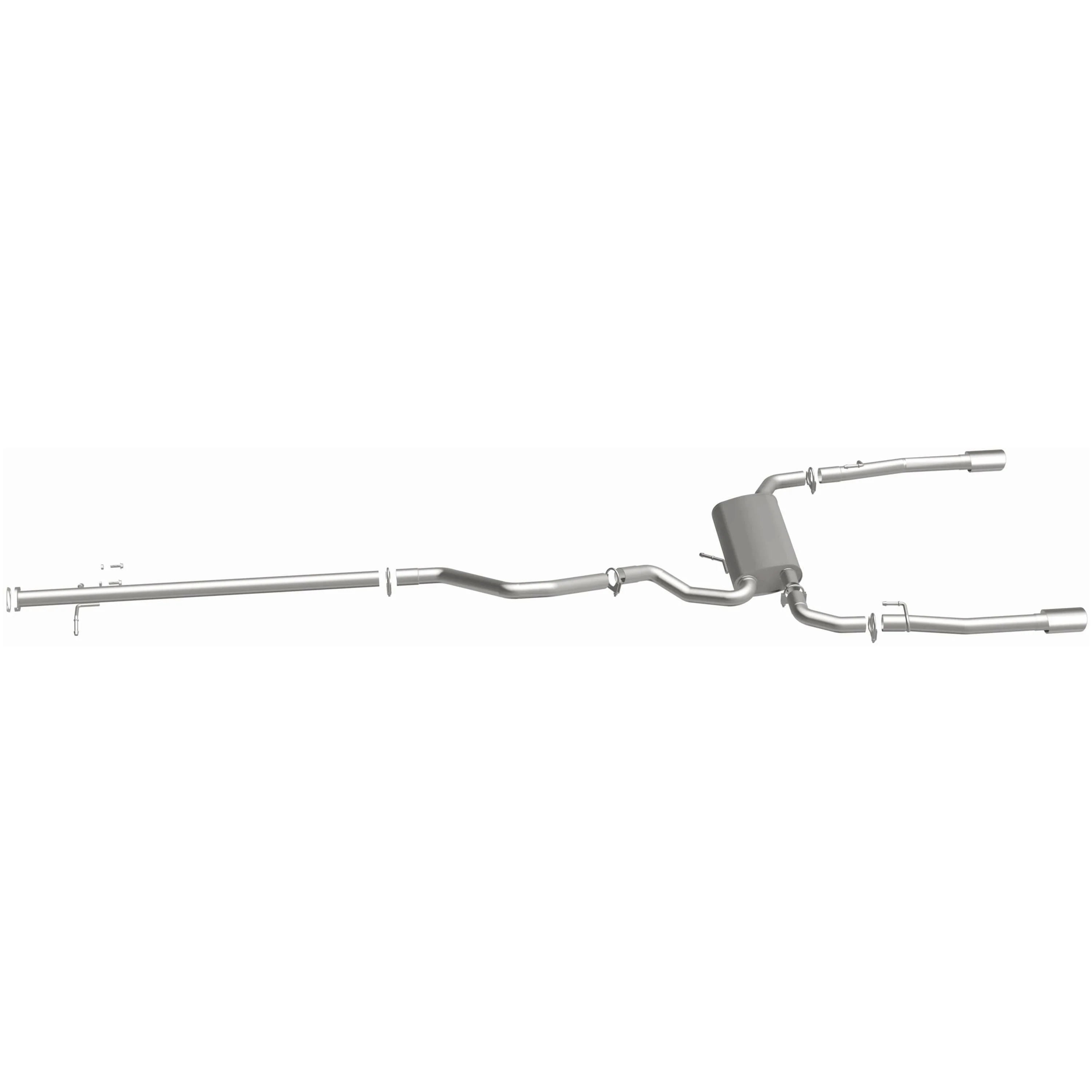 BRExhaust 2013-2016 Dodge Dart 1.4L | 2013-2016 Dodge Dart 2.4L Direct-Fit Exhaust System Kit 106-0850 - Image 5