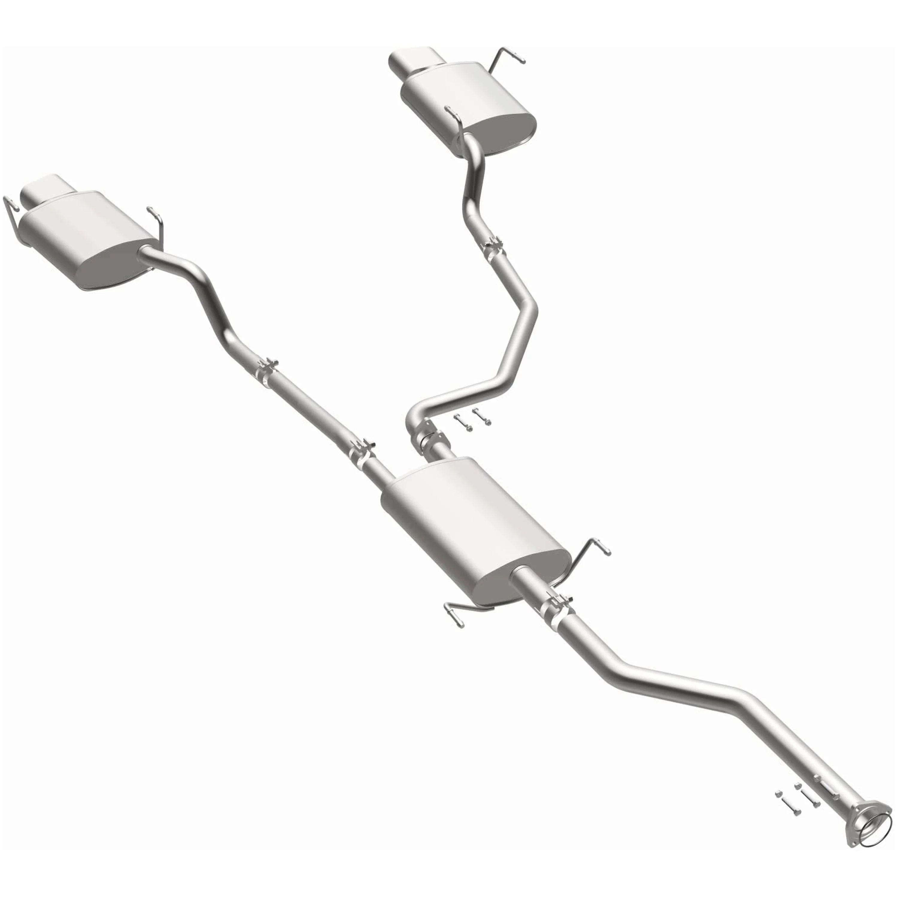 BRExhaust 2010-2013 Acura MDX 3.7L Direct-Fit Exhaust System Kit 106-0855 - Image 2