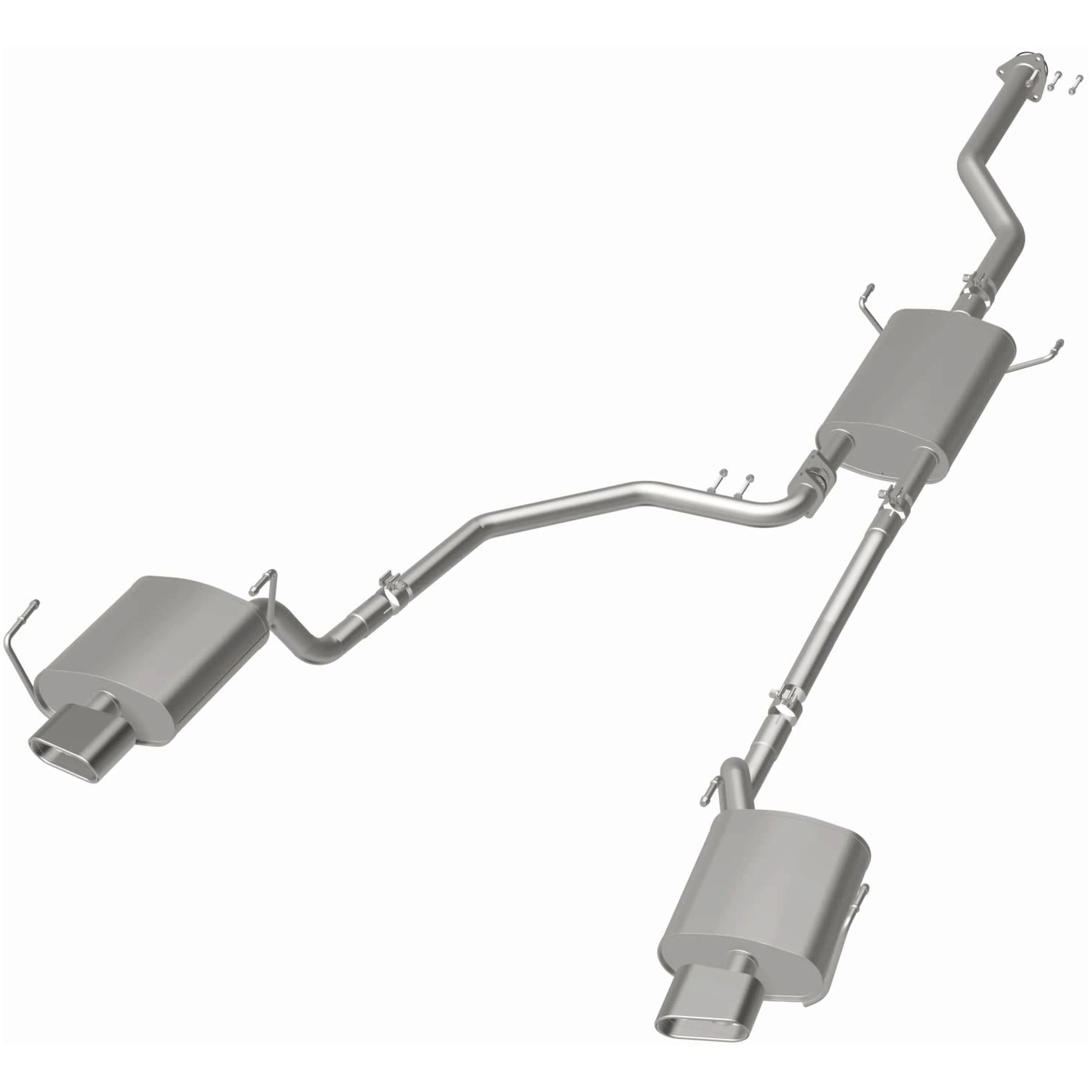 BRExhaust 2010-2013 Acura MDX 3.7L Direct-Fit Exhaust System Kit 106-0855 - Image 3