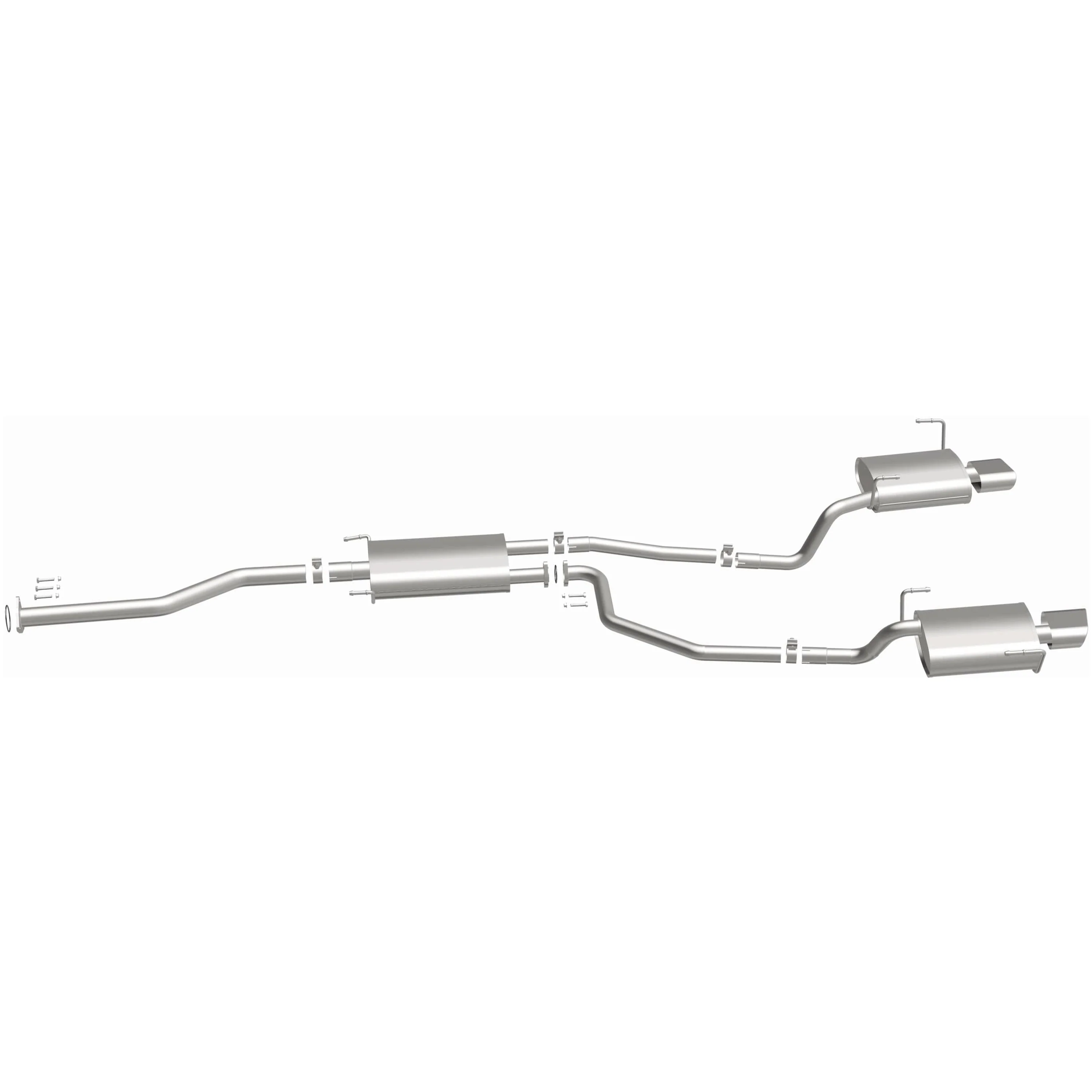 BRExhaust 2010-2013 Acura MDX 3.7L Direct-Fit Exhaust System Kit 106-0855 - Image 5