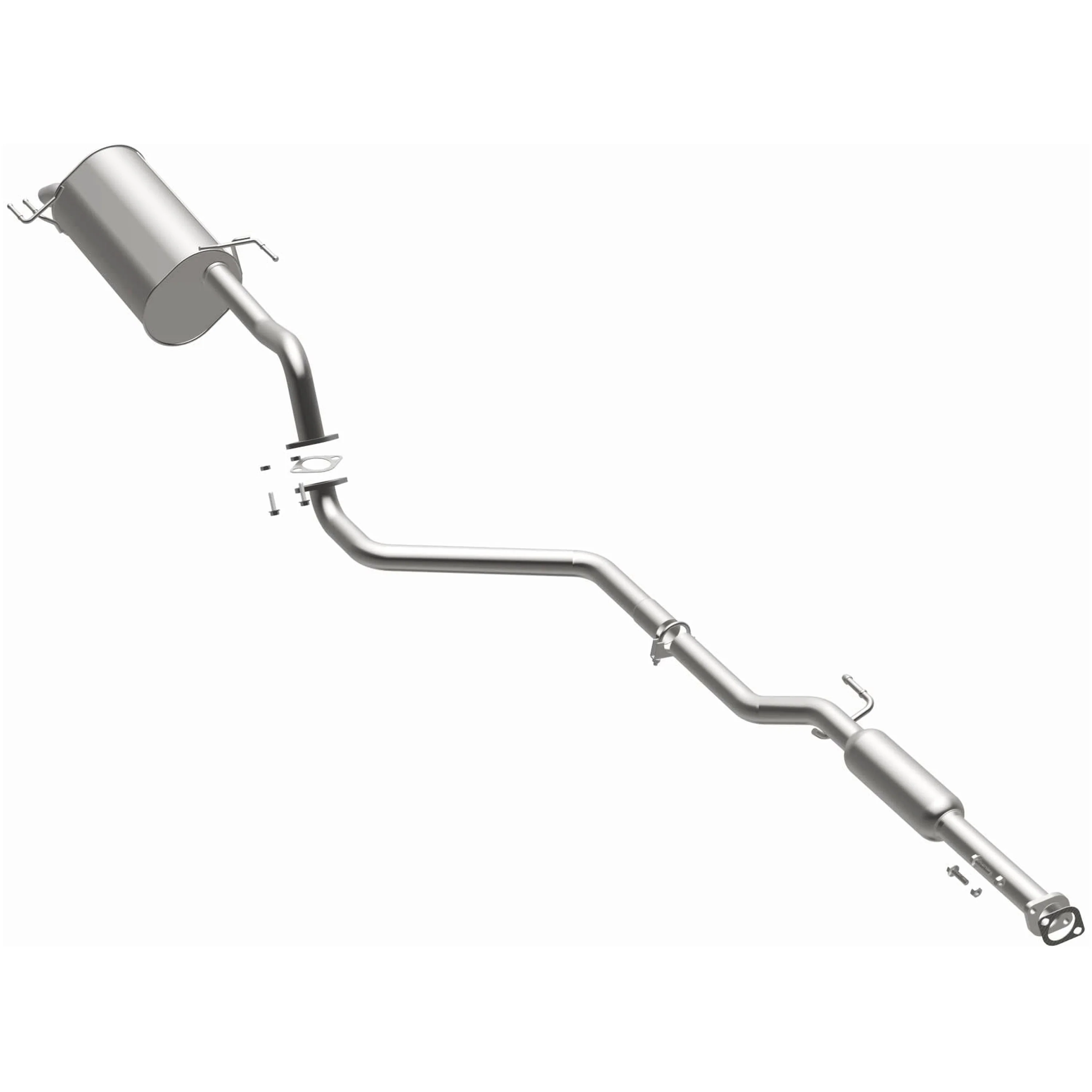 BRExhaust 2014-2016 Kia Forte 1.8L Direct-Fit Exhaust System Kit 106-0856 - Image 2