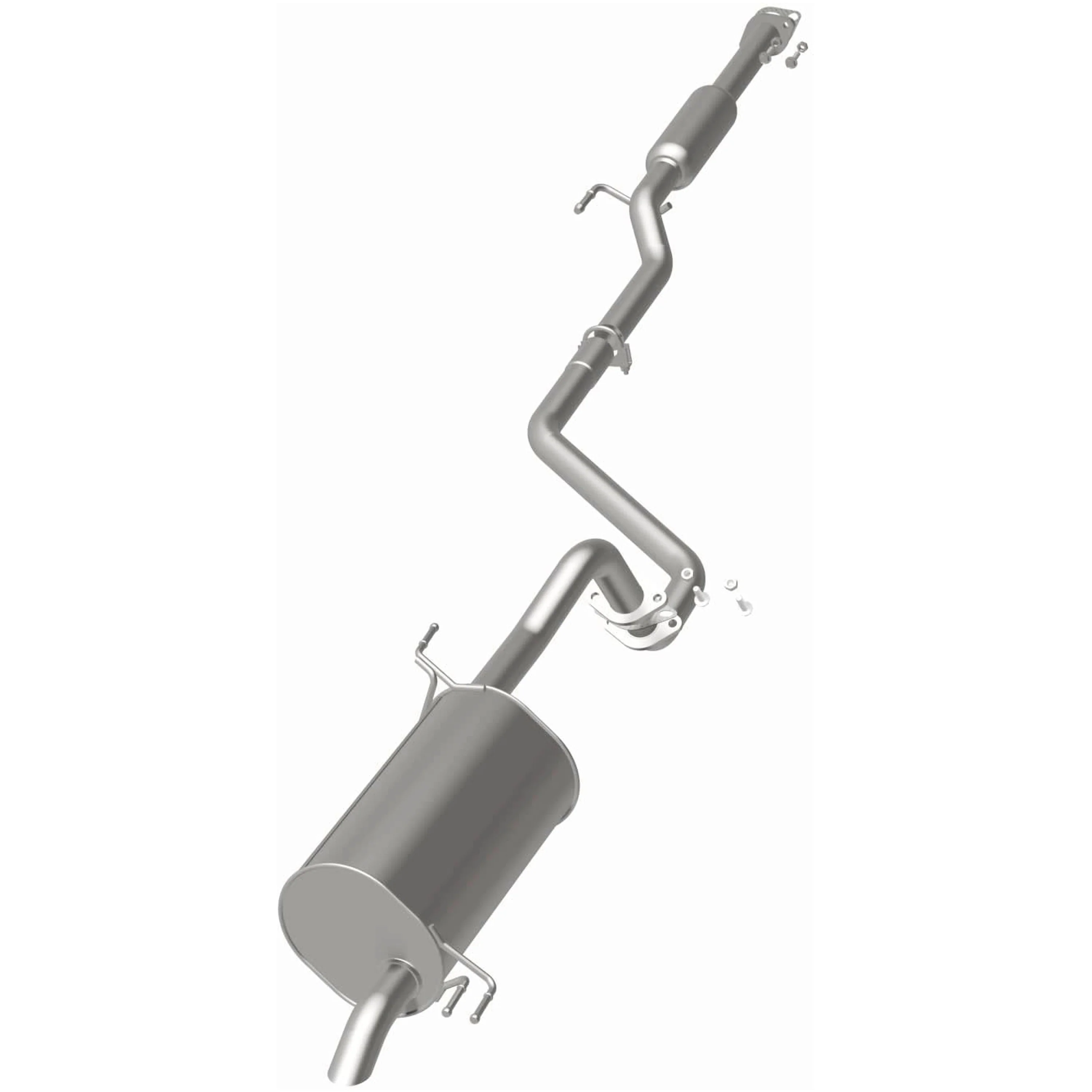 BRExhaust 2014-2016 Kia Forte 1.8L Direct-Fit Exhaust System Kit 106-0856 - Image 3