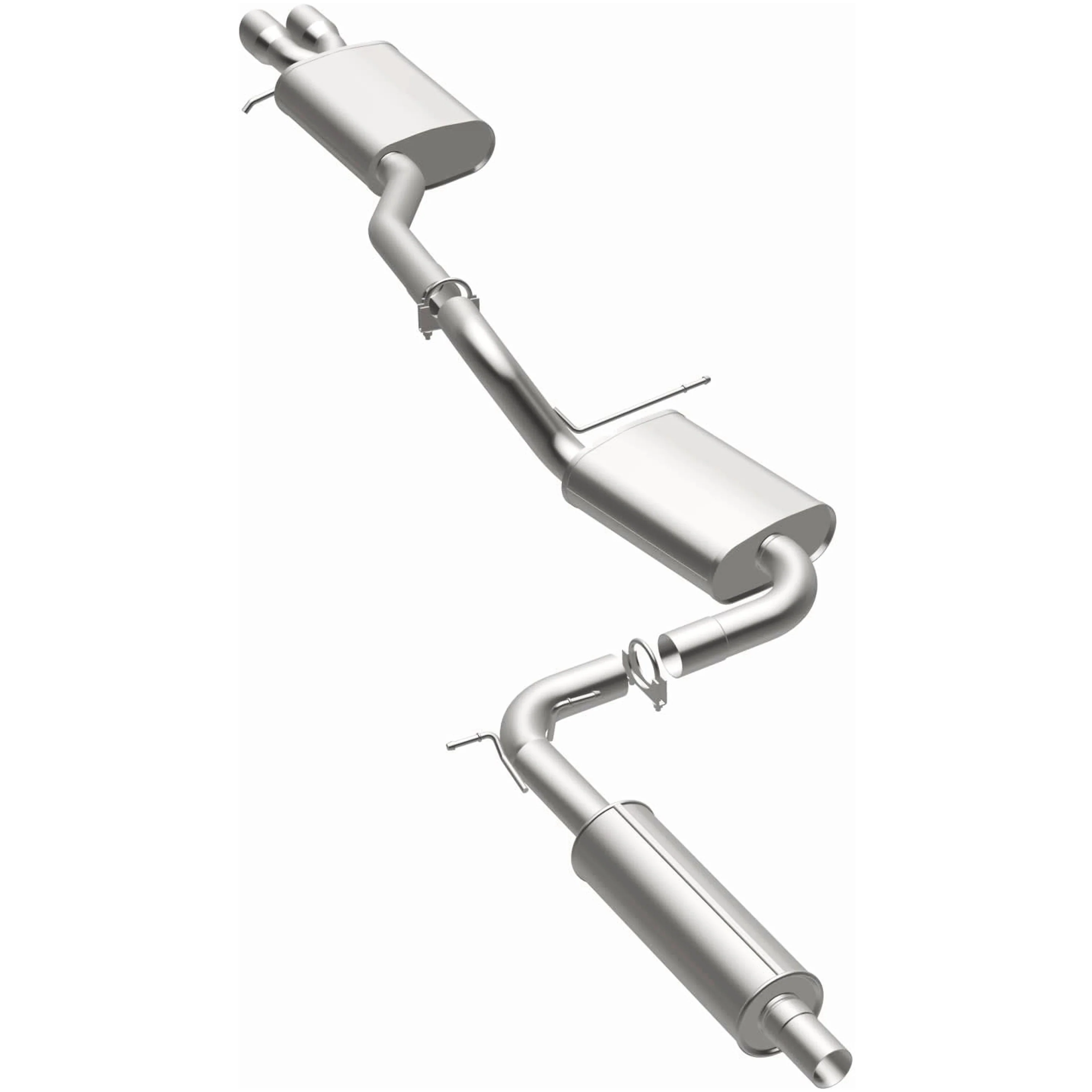 BRExhaust 2012-2014 Volkswagen Jetta 2.5L Direct-Fit Exhaust System Kit 106-0858 - Image 2