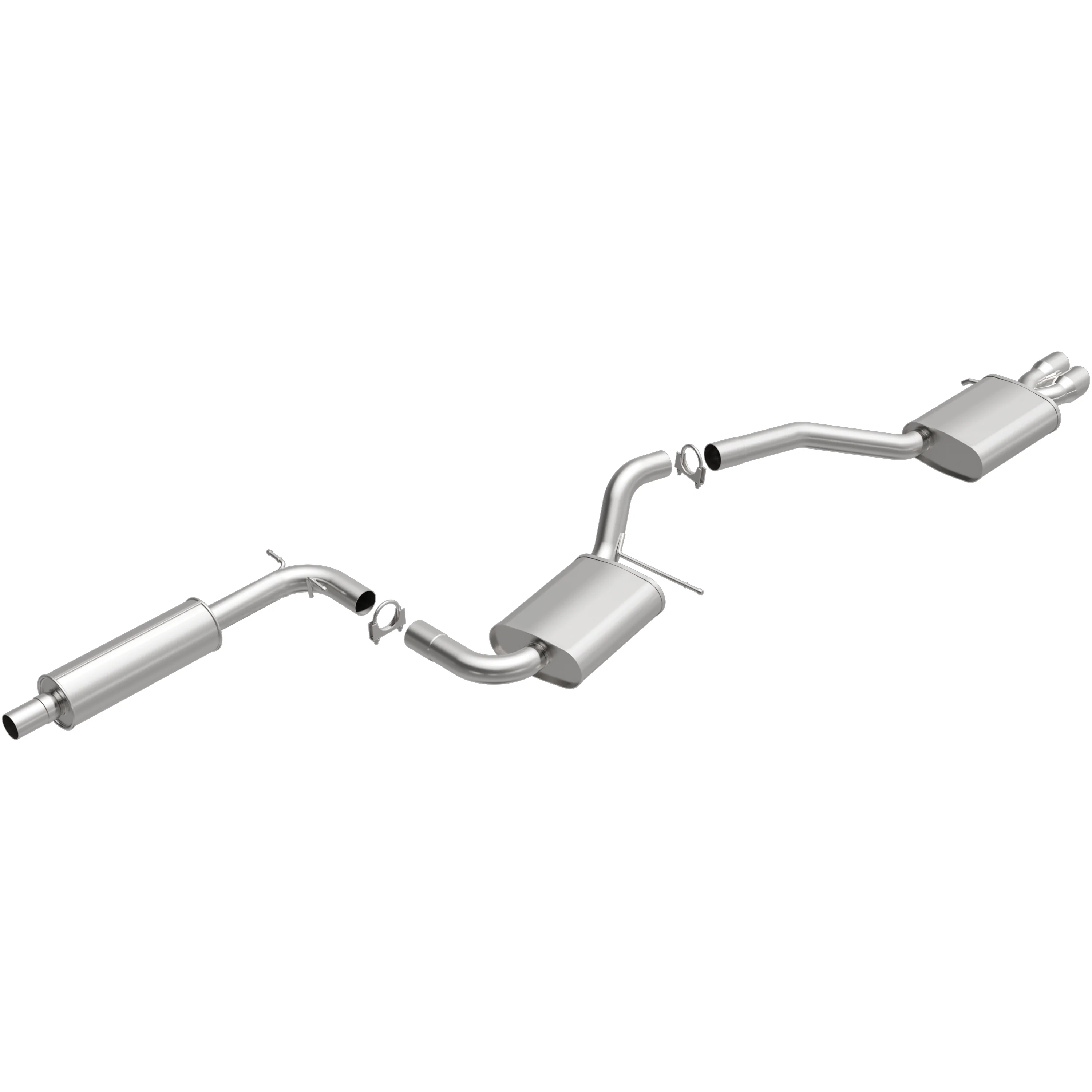 BRExhaust 2012-2014 Volkswagen Jetta 2.5L Direct-Fit Exhaust System Kit 106-0858 - Image 4