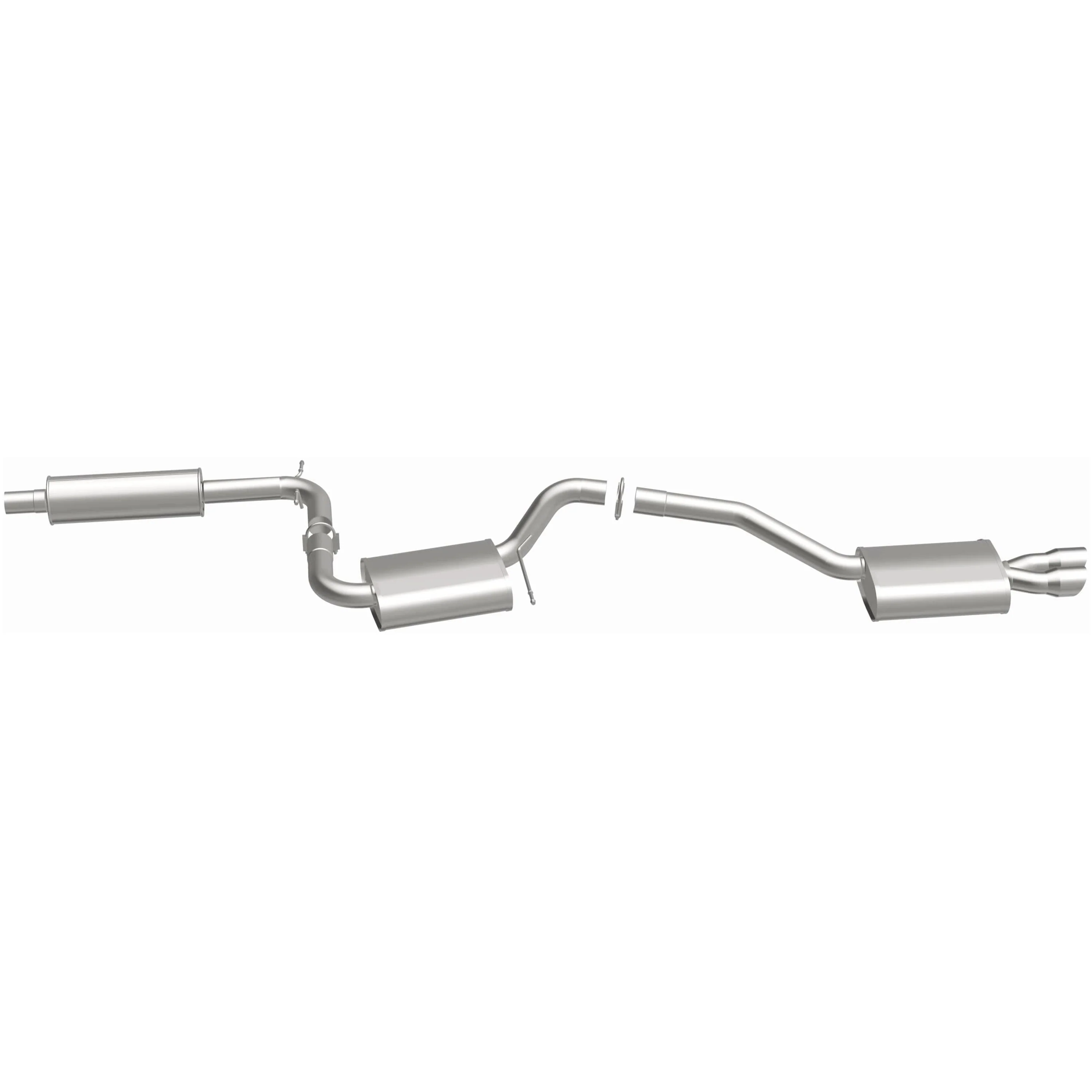 BRExhaust 2012-2014 Volkswagen Jetta 2.5L Direct-Fit Exhaust System Kit 106-0858 - Image 5