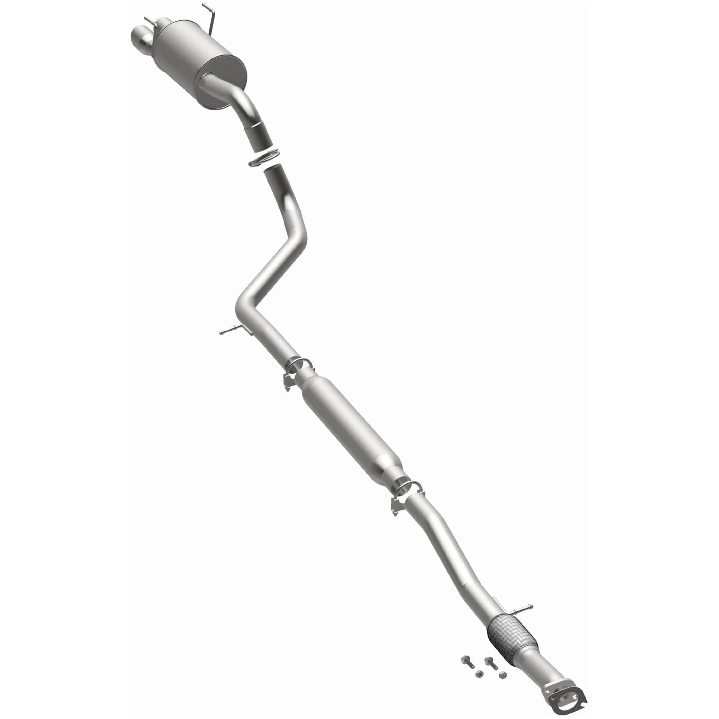 BRExhaust 2012-2019 Fiat 500 1.4L Direct-Fit Exhaust System Kit 106-0860 - Image 2
