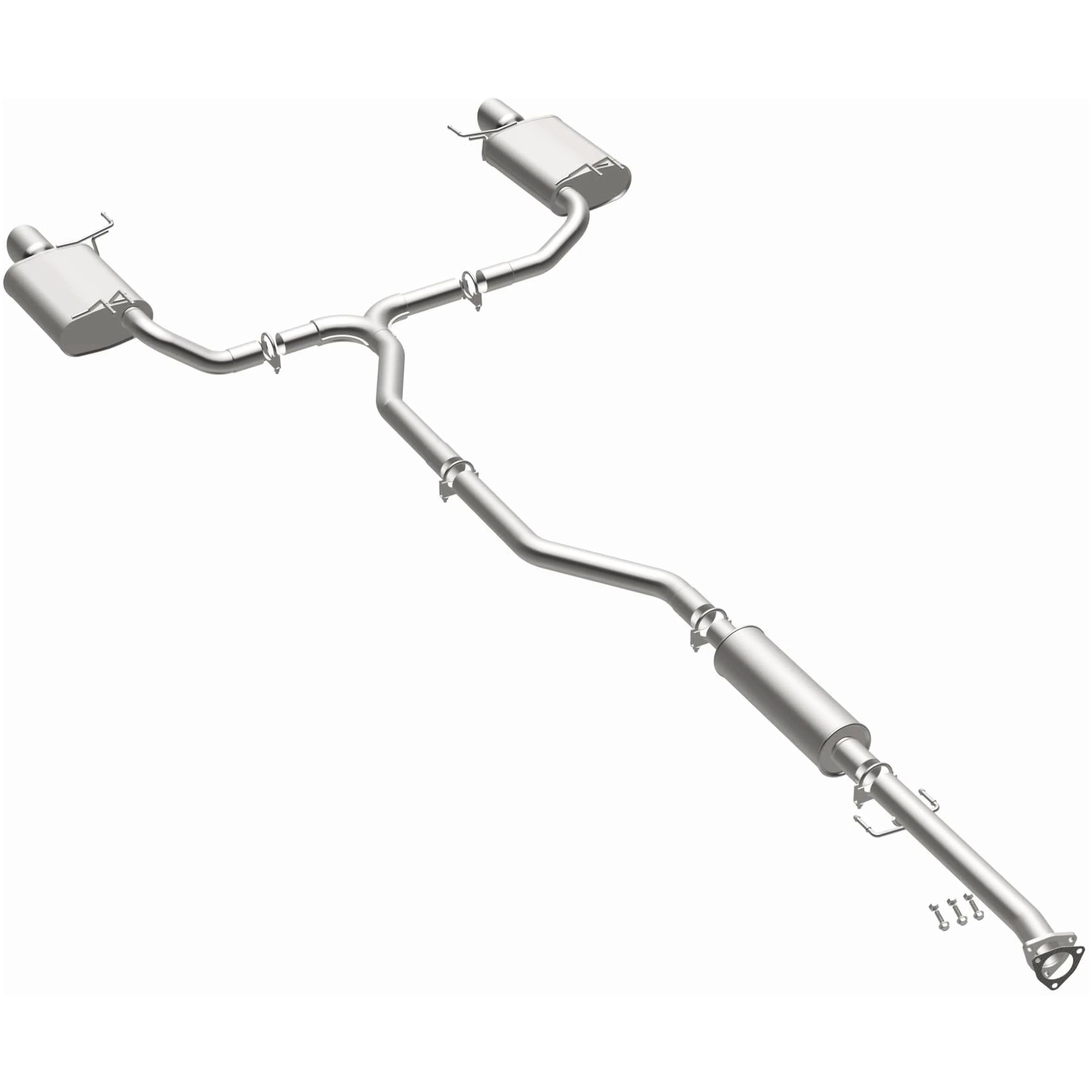 BRExhaust 2009-2014 Acura TSX 2.4L Direct-Fit Exhaust System Kit 106-0861 - Image 2