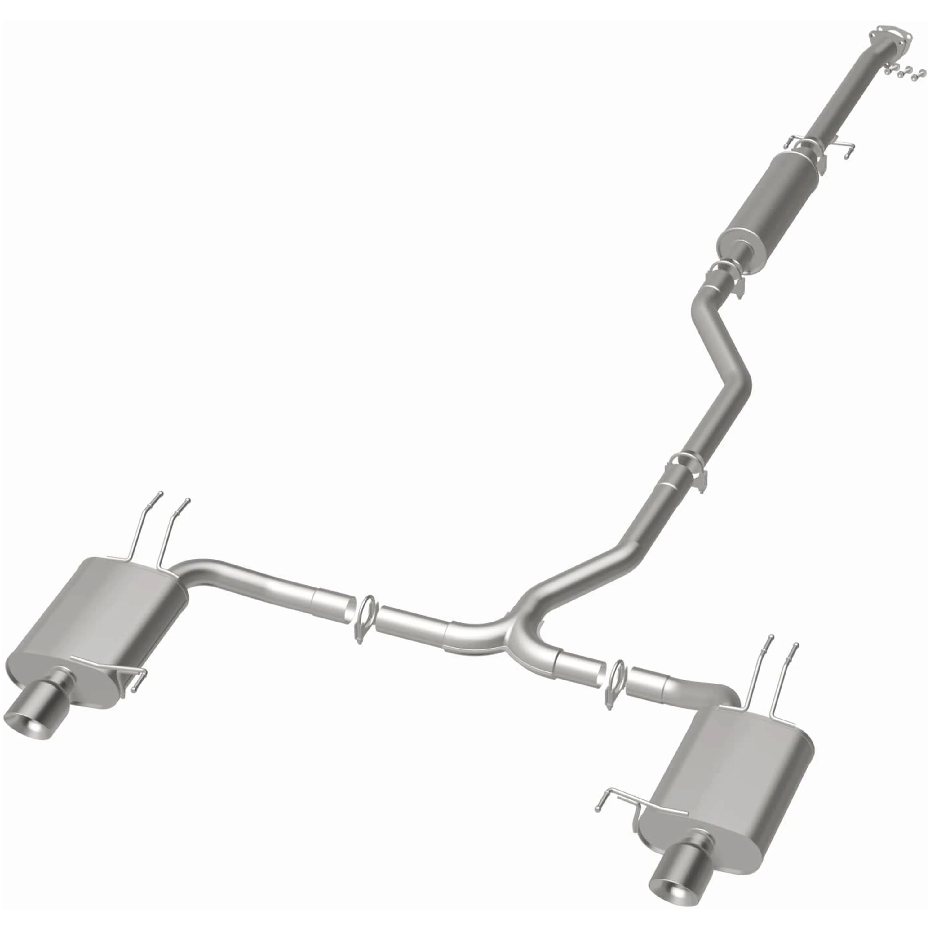 BRExhaust 2009-2014 Acura TSX 2.4L Direct-Fit Exhaust System Kit 106-0861 - Image 3
