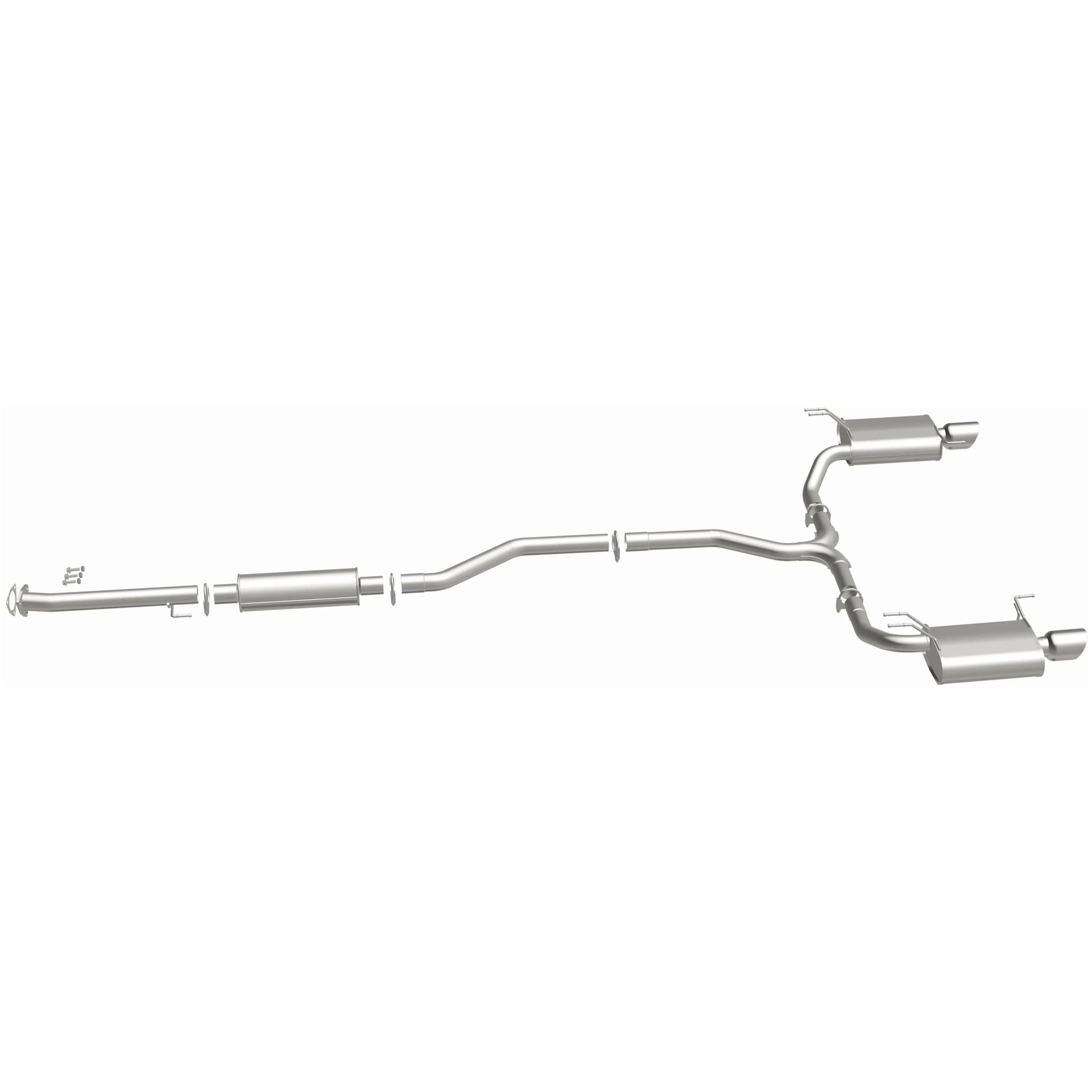 BRExhaust 2009-2014 Acura TSX 2.4L Direct-Fit Exhaust System Kit 106-0861 - Image 5