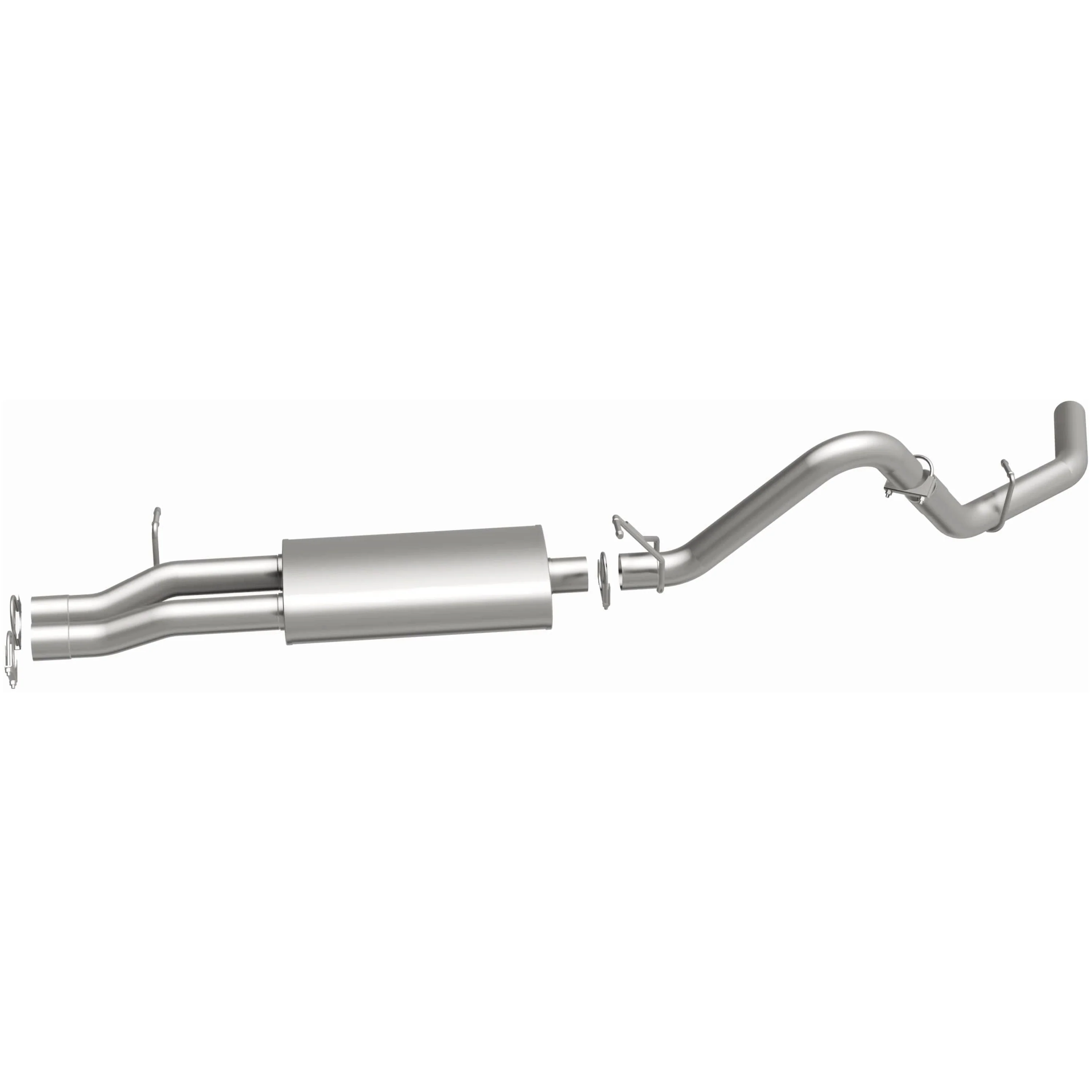 BRExhaust 2001-2002 Chevrolet Silverado 2500 HD 6.0L | 2001-2002 GMC Sierra 2500 HD 6.0L Direct-Fit Exhaust System Kit 106-0865 - Image 5