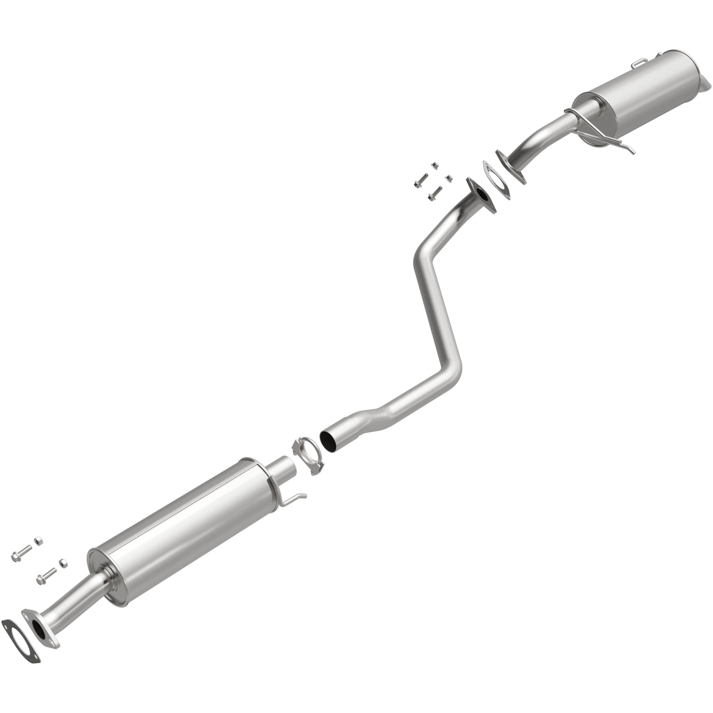 BRExhaust 2010-2011 Kia Soul 2.0L Direct-Fit Exhaust System Kit 106-0869 - Image 4
