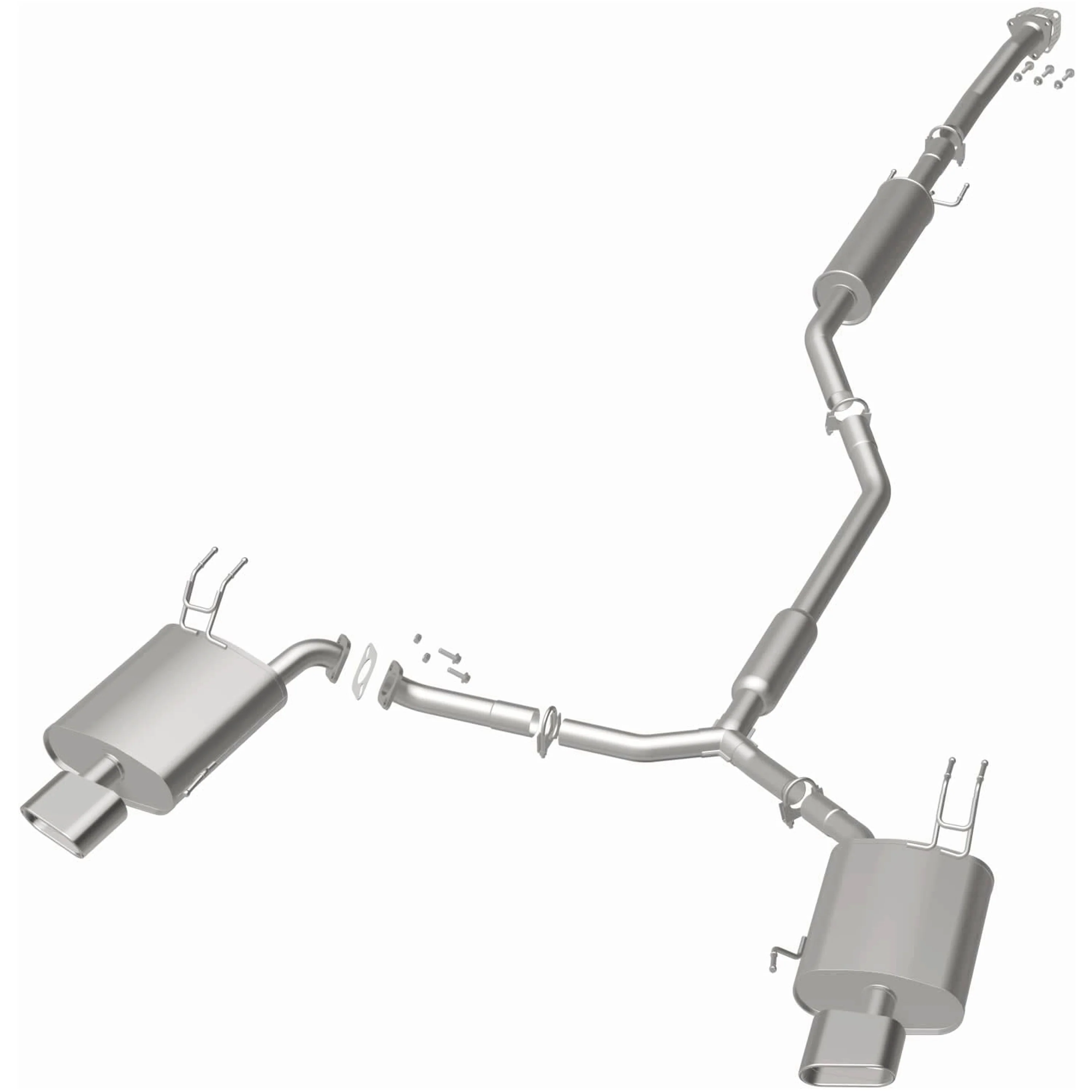 BRExhaust 2009-2014 Acura TL 3.5L Direct-Fit Exhaust System Kit 106-0877 - Image 3