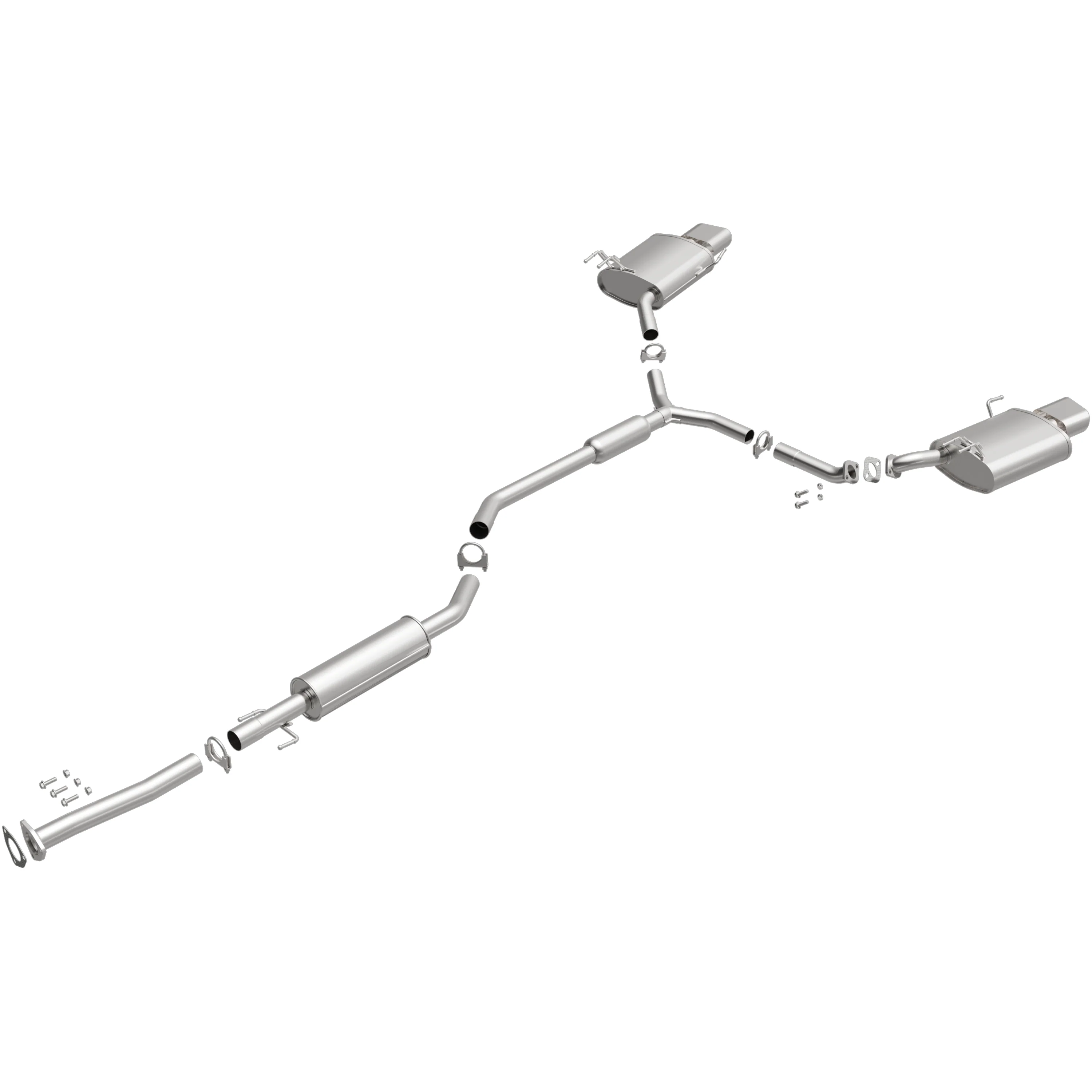 BRExhaust 2009-2014 Acura TL 3.5L Direct-Fit Exhaust System Kit 106-0877 - Image 4