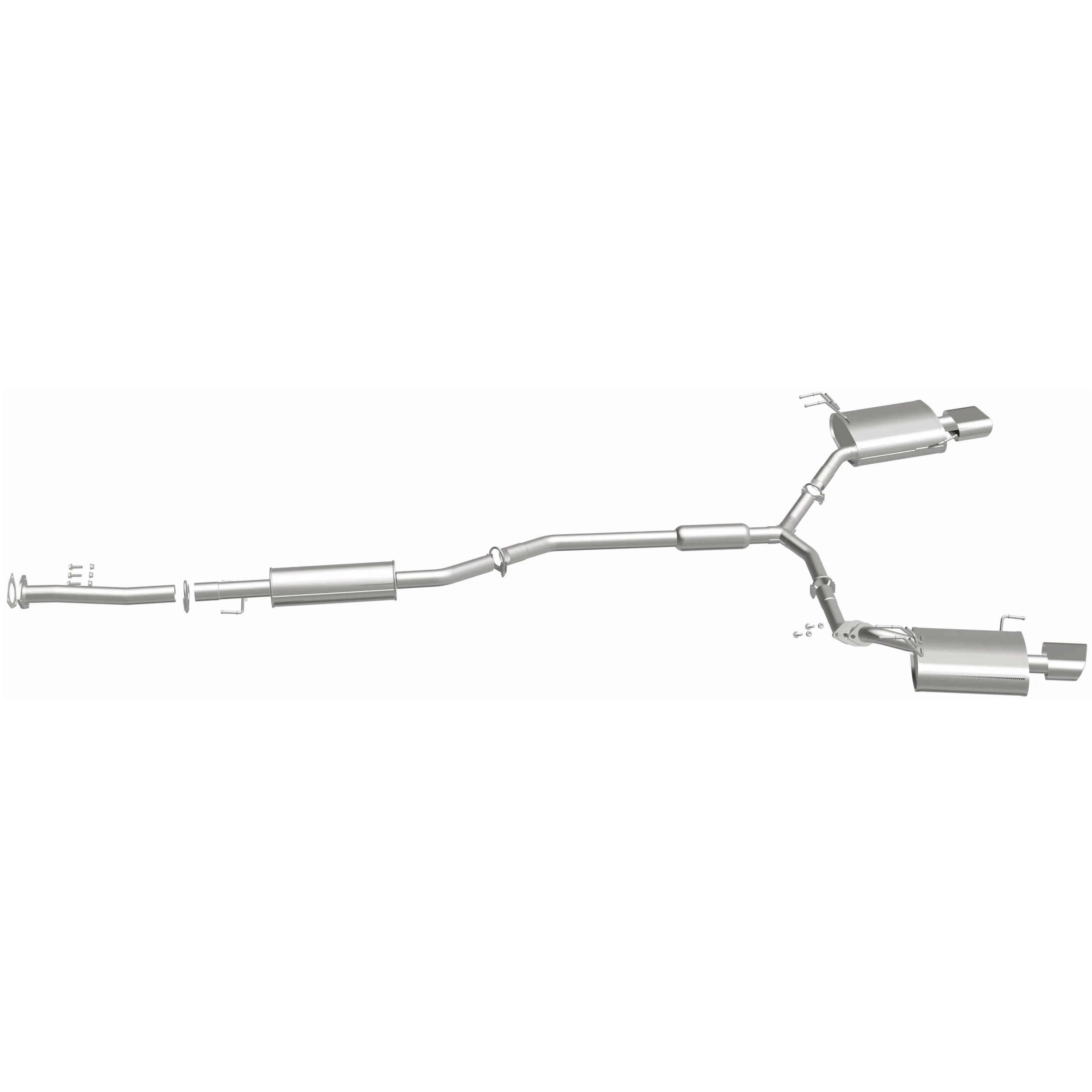 BRExhaust 2009-2014 Acura TL 3.5L Direct-Fit Exhaust System Kit 106-0877 - Image 5