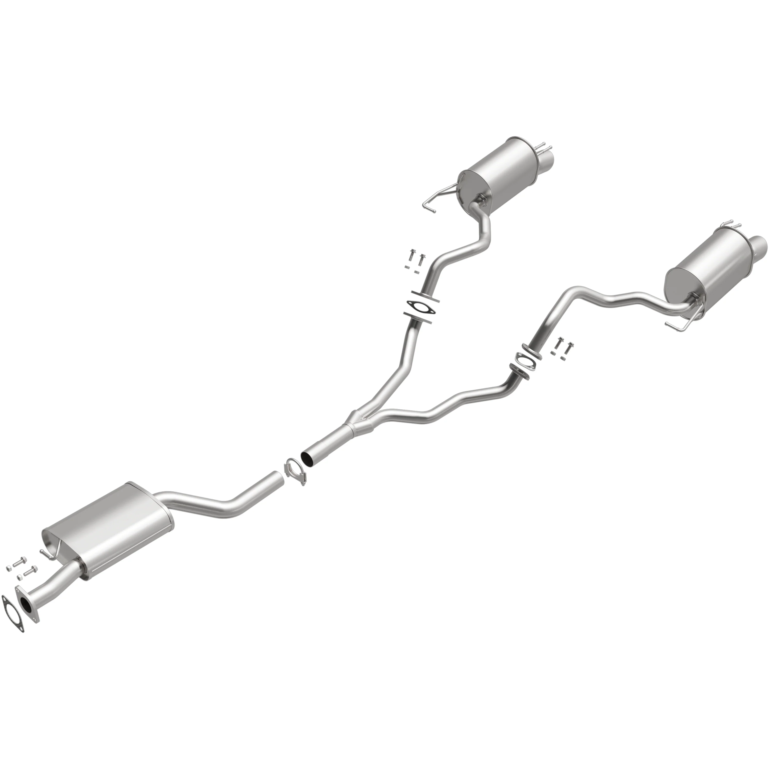BRExhaust 2007-2009 Hyundai Santa Fe 3.3L Direct-Fit Exhaust System Kit 106-0880 - Image 4