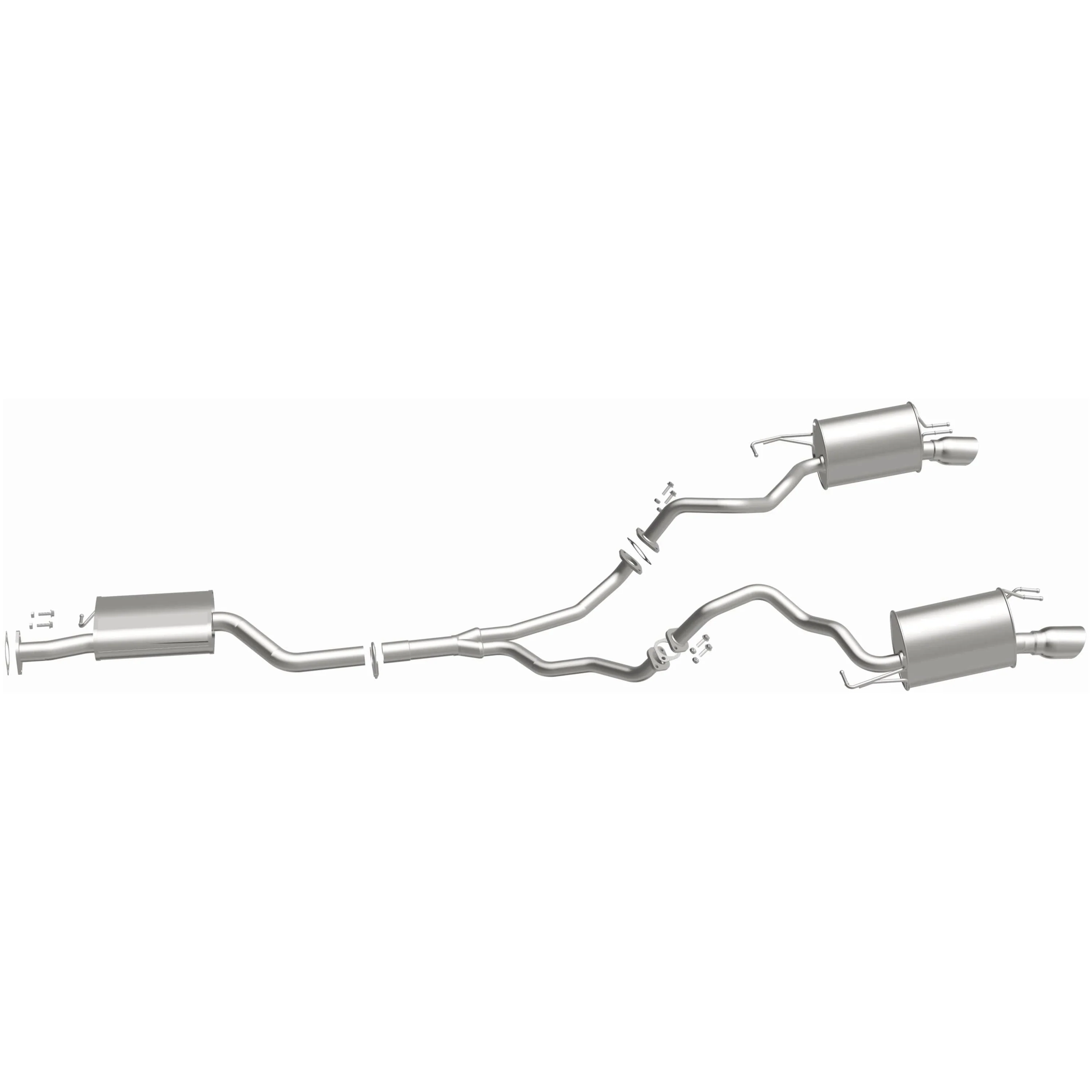 BRExhaust 2007-2009 Hyundai Santa Fe 3.3L Direct-Fit Exhaust System Kit 106-0880 - Image 5