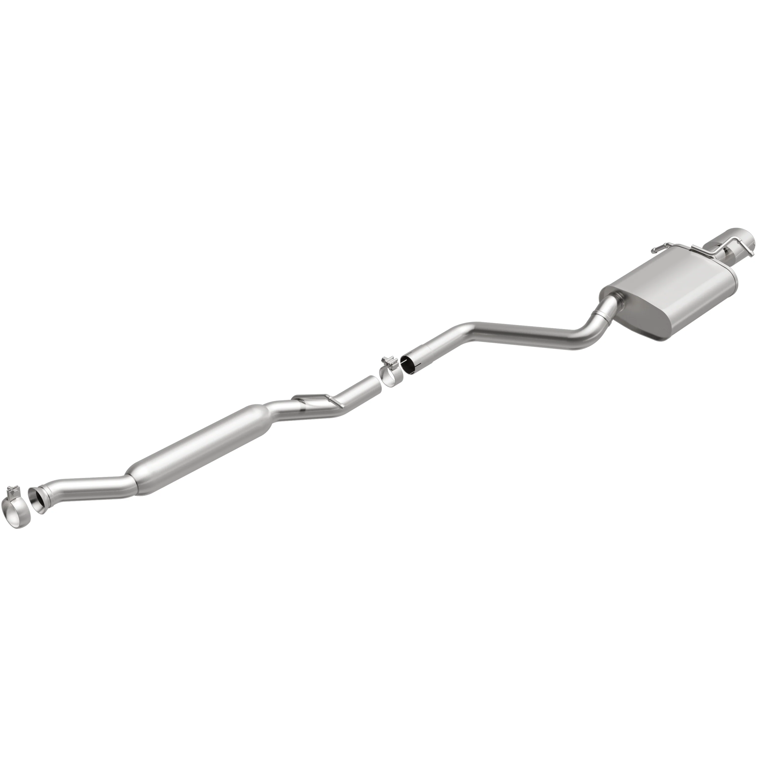 BRExhaust 2012-2015 Mercedes-Benz C250 Base 1.8L Direct-Fit Exhaust System Kit 106-0881 - Image 4