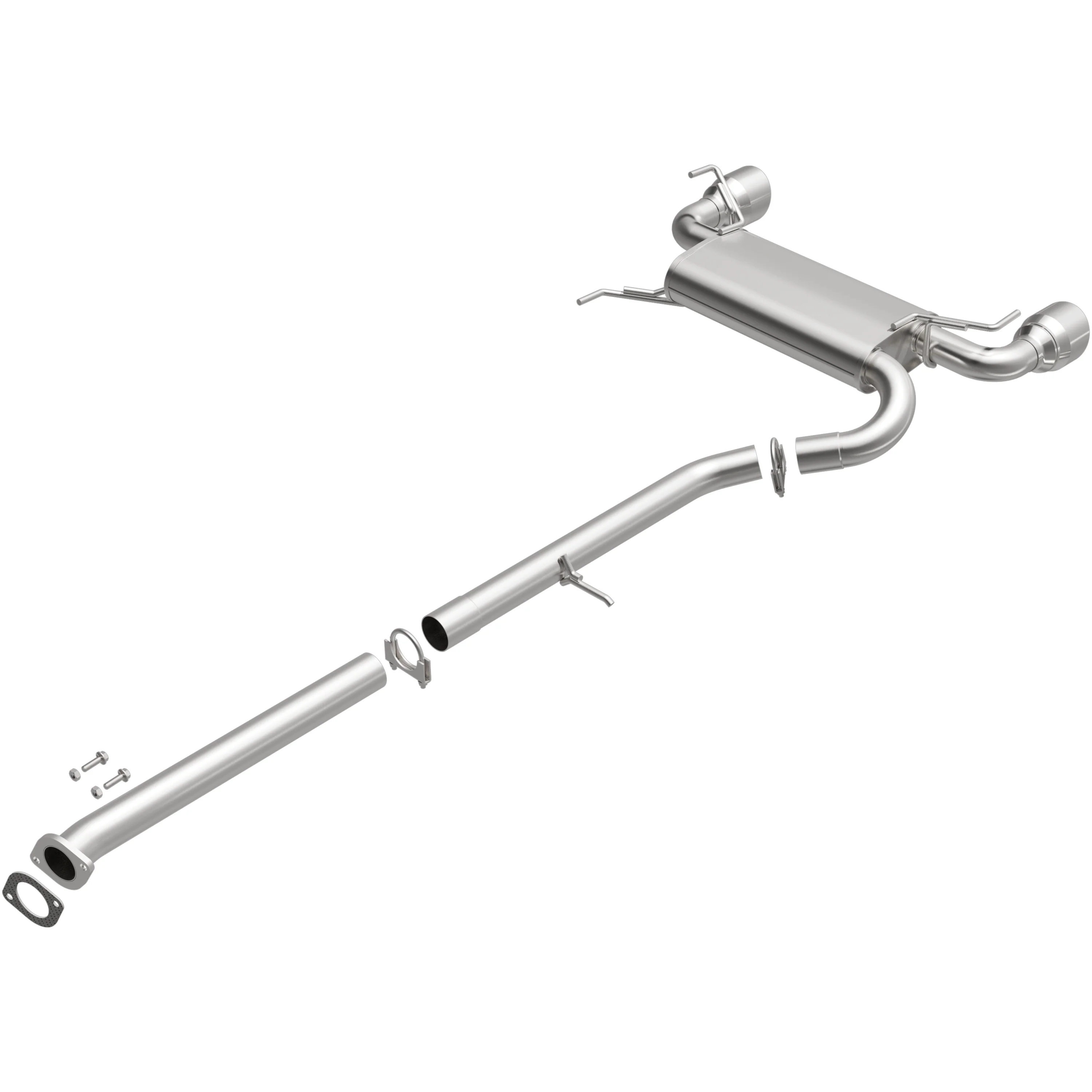 BRExhaust 2003-2009 Nissan 350Z 3.5L Direct-Fit Exhaust System Kit 106-0883 - Image 4