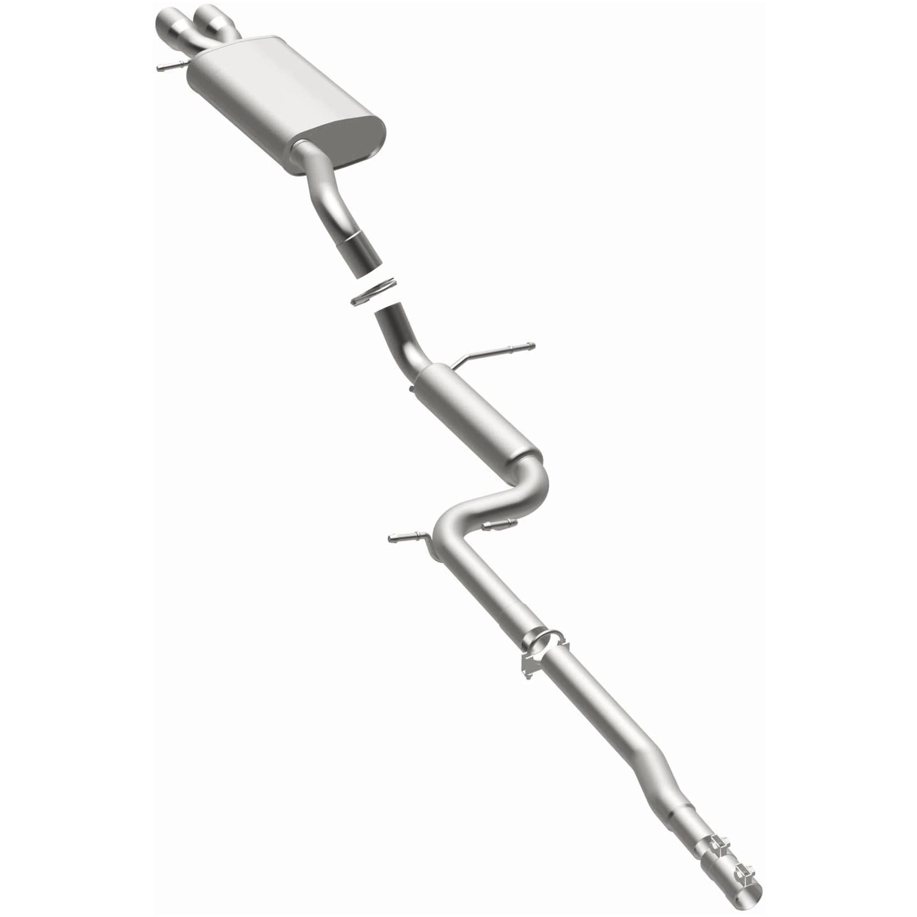 BRExhaust 2011-2014 Volkswagen Jetta S 2.0L Direct-Fit Exhaust System Kit 106-0886 - Image 2