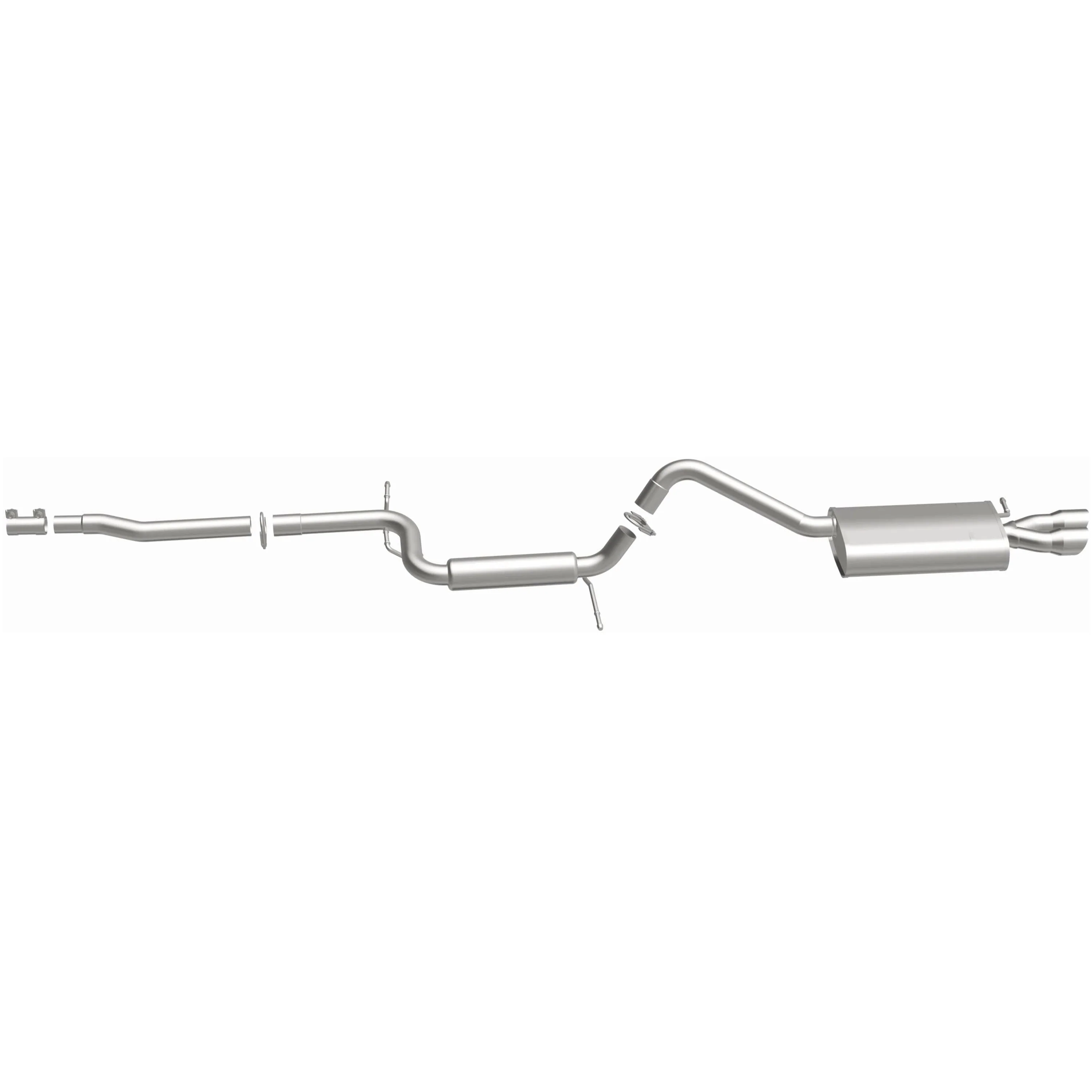 BRExhaust 2011-2014 Volkswagen Jetta S 2.0L Direct-Fit Exhaust System Kit 106-0886 - Image 5