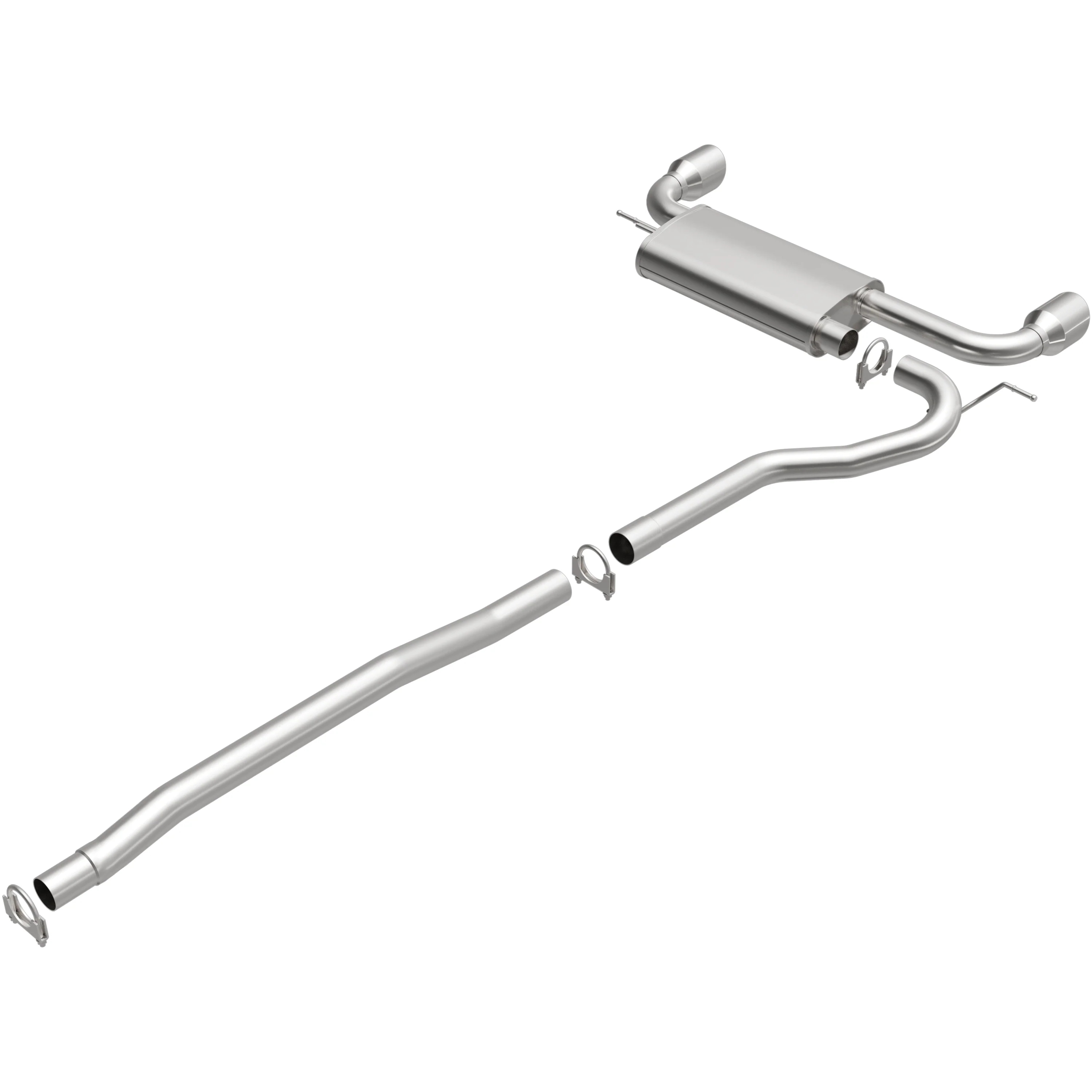 BRExhaust 2011-2016 Mini Cooper Countryman 1.6L | 2013-2016 Mini Cooper Paceman 1.6L Direct-Fit Exhaust System Kit 106-0887 - Image 4
