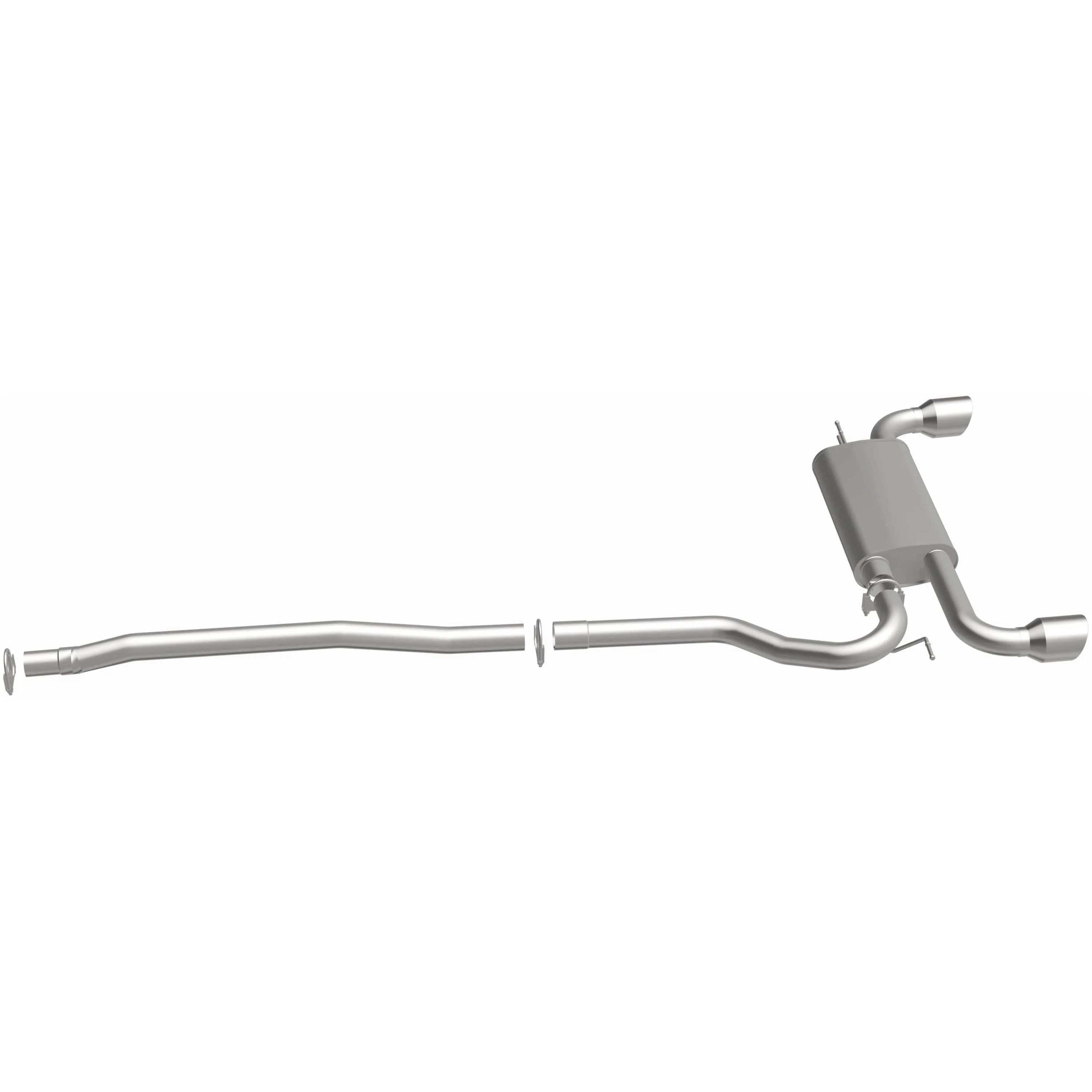 BRExhaust 2011-2016 Mini Cooper Countryman 1.6L | 2013-2016 Mini Cooper Paceman 1.6L Direct-Fit Exhaust System Kit 106-0887 - Image 5