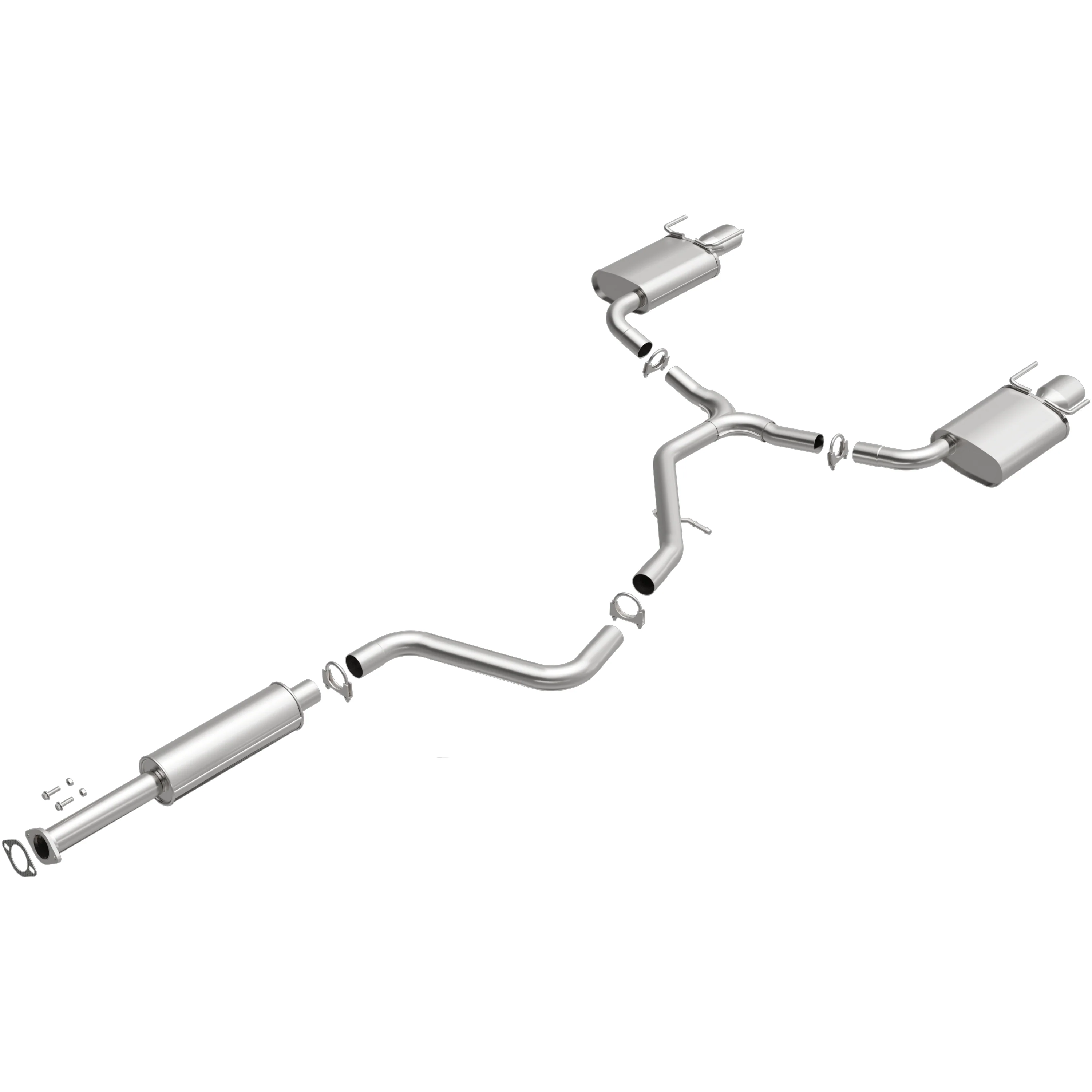 BRExhaust 2011-2017 Buick Regal 2.0L Direct-Fit Exhaust System Kit 106-0889 - Image 4