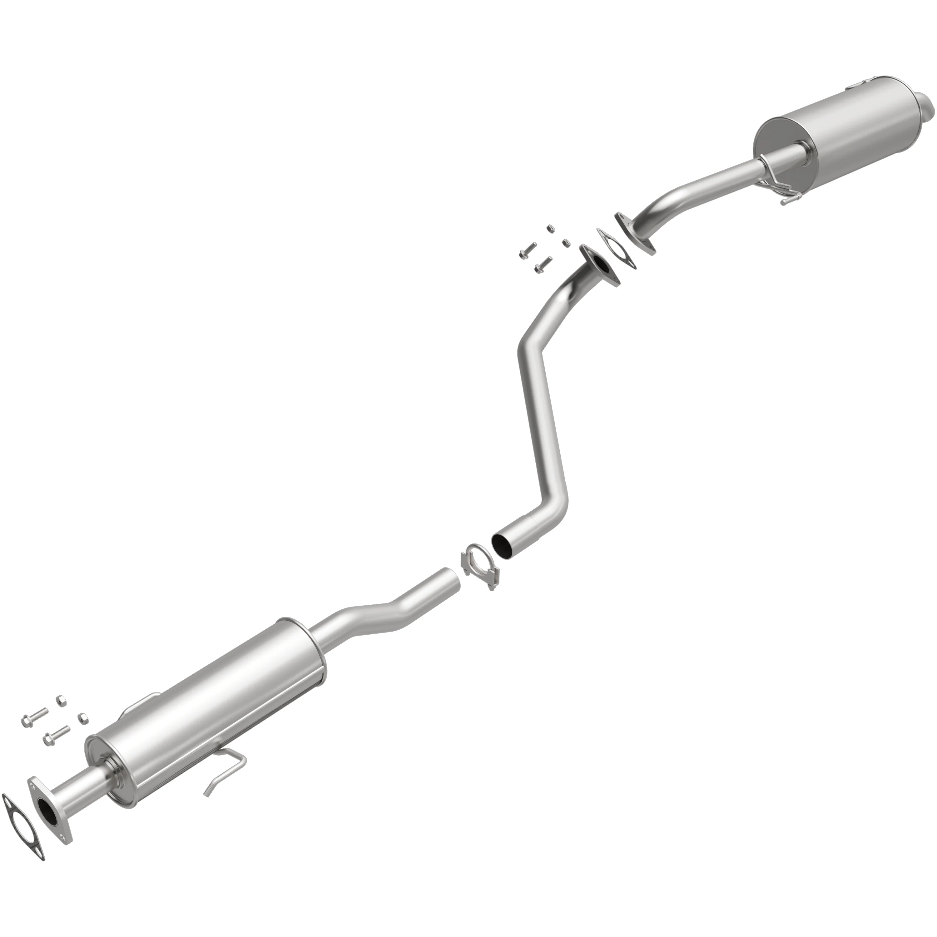 BRExhaust 2010-2013 Kia Forte 2.0L | 2011-2013 Kia Forte 2.4L Direct-Fit Exhaust System Kit 106-0893 - Image 4