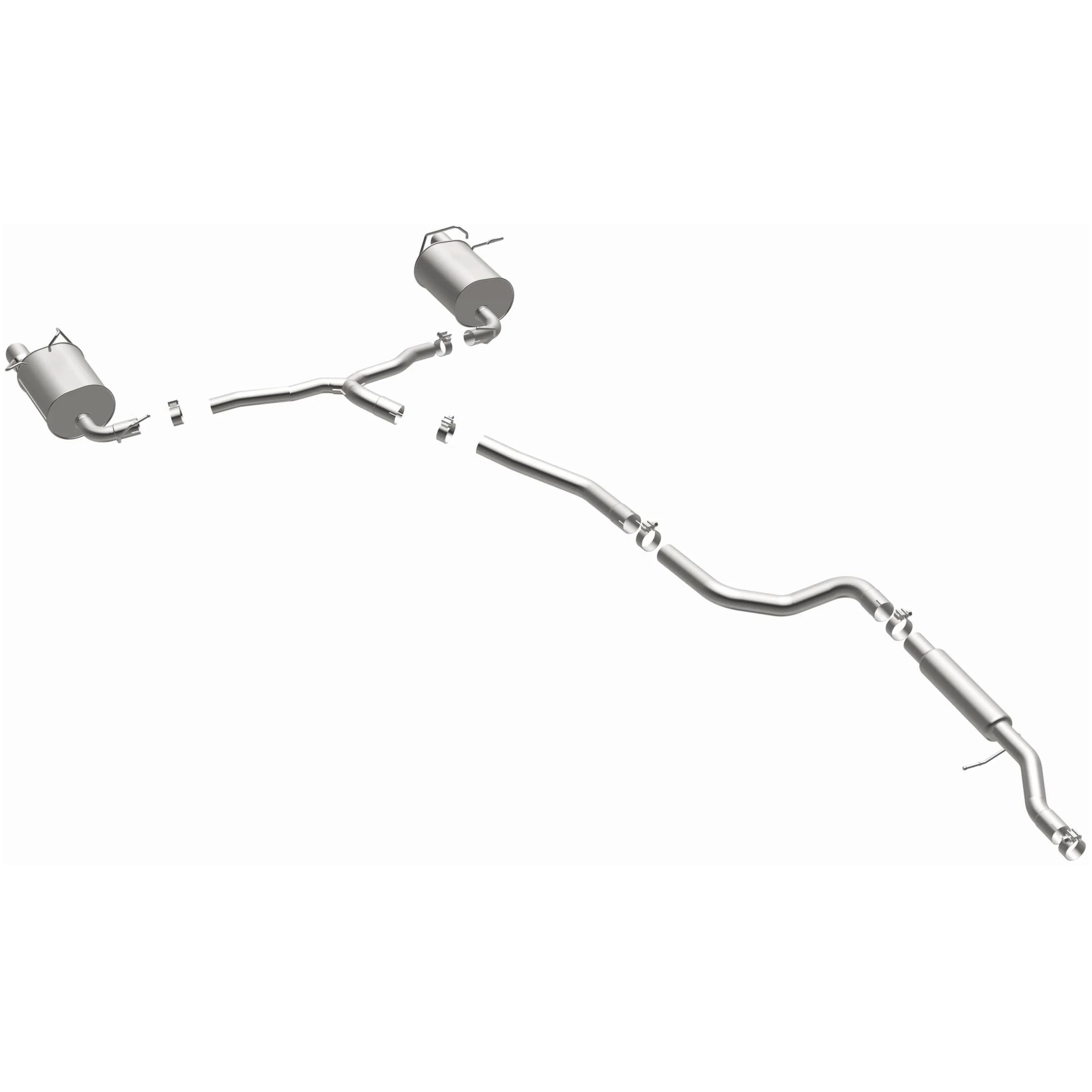 BRExhaust 2009-2010 Dodge Journey 3.5L Direct-Fit Exhaust System Kit 106-0897 - Image 2