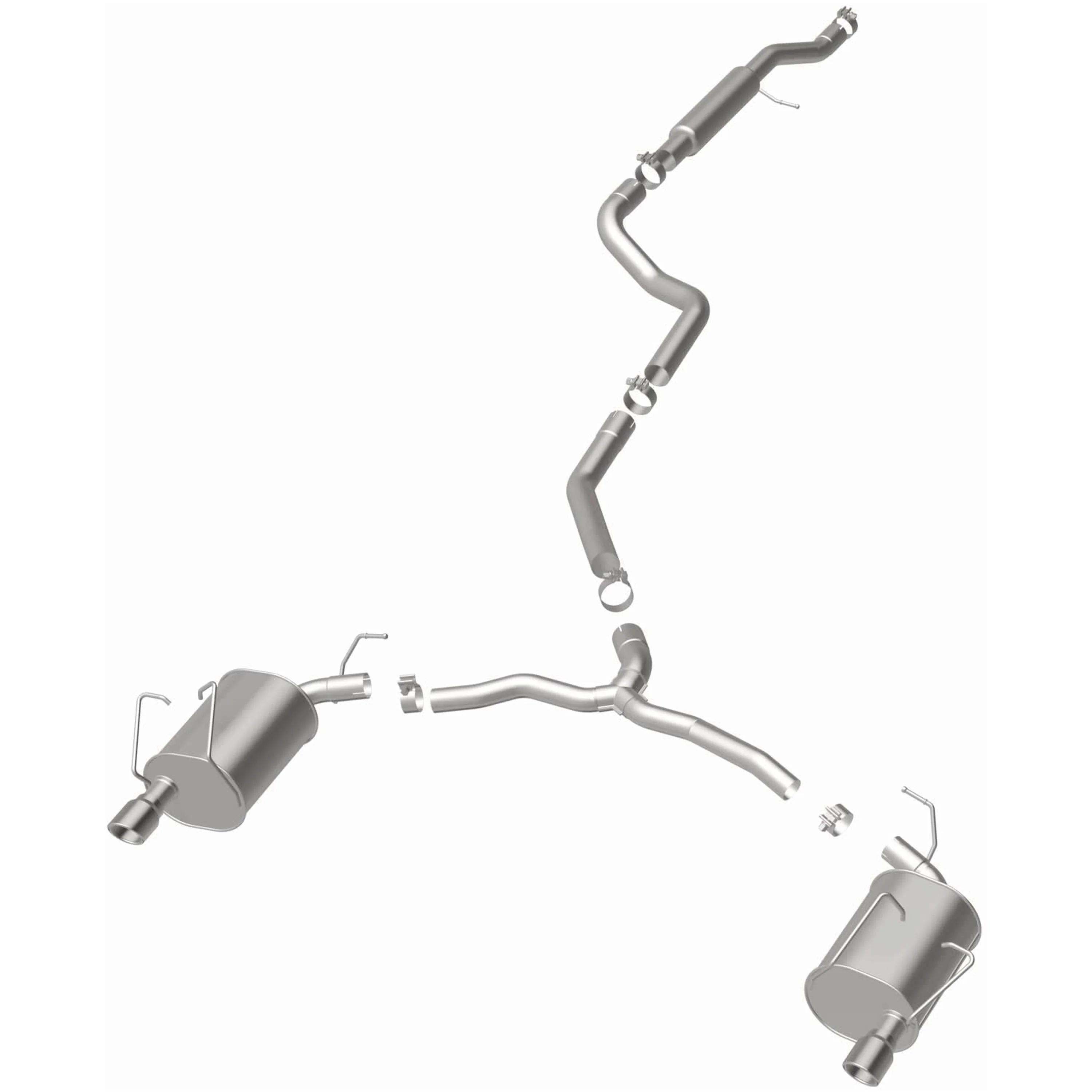 BRExhaust 2009-2010 Dodge Journey 3.5L Direct-Fit Exhaust System Kit 106-0897 - Image 3