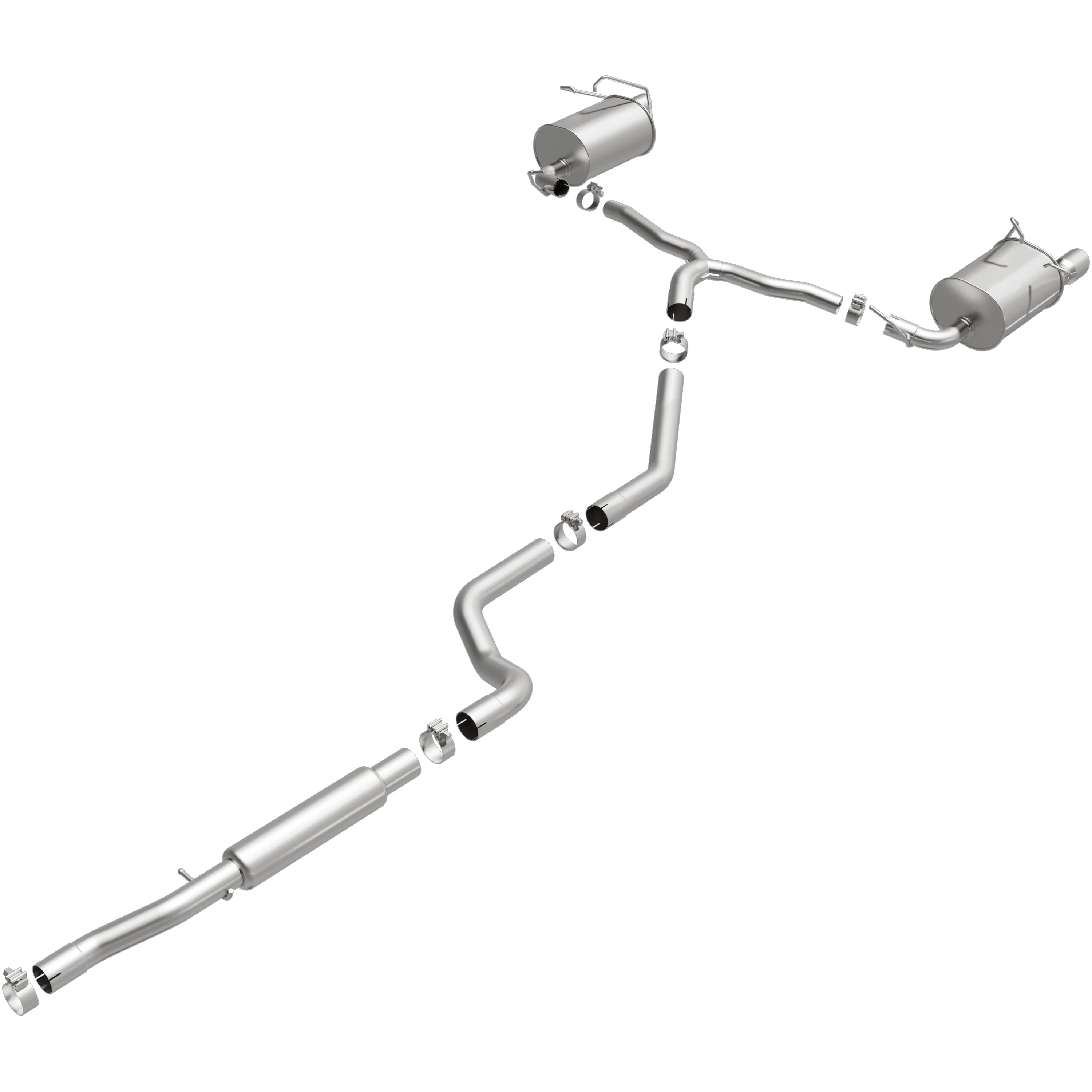 BRExhaust 2009-2010 Dodge Journey 3.5L Direct-Fit Exhaust System Kit 106-0897 - Image 4