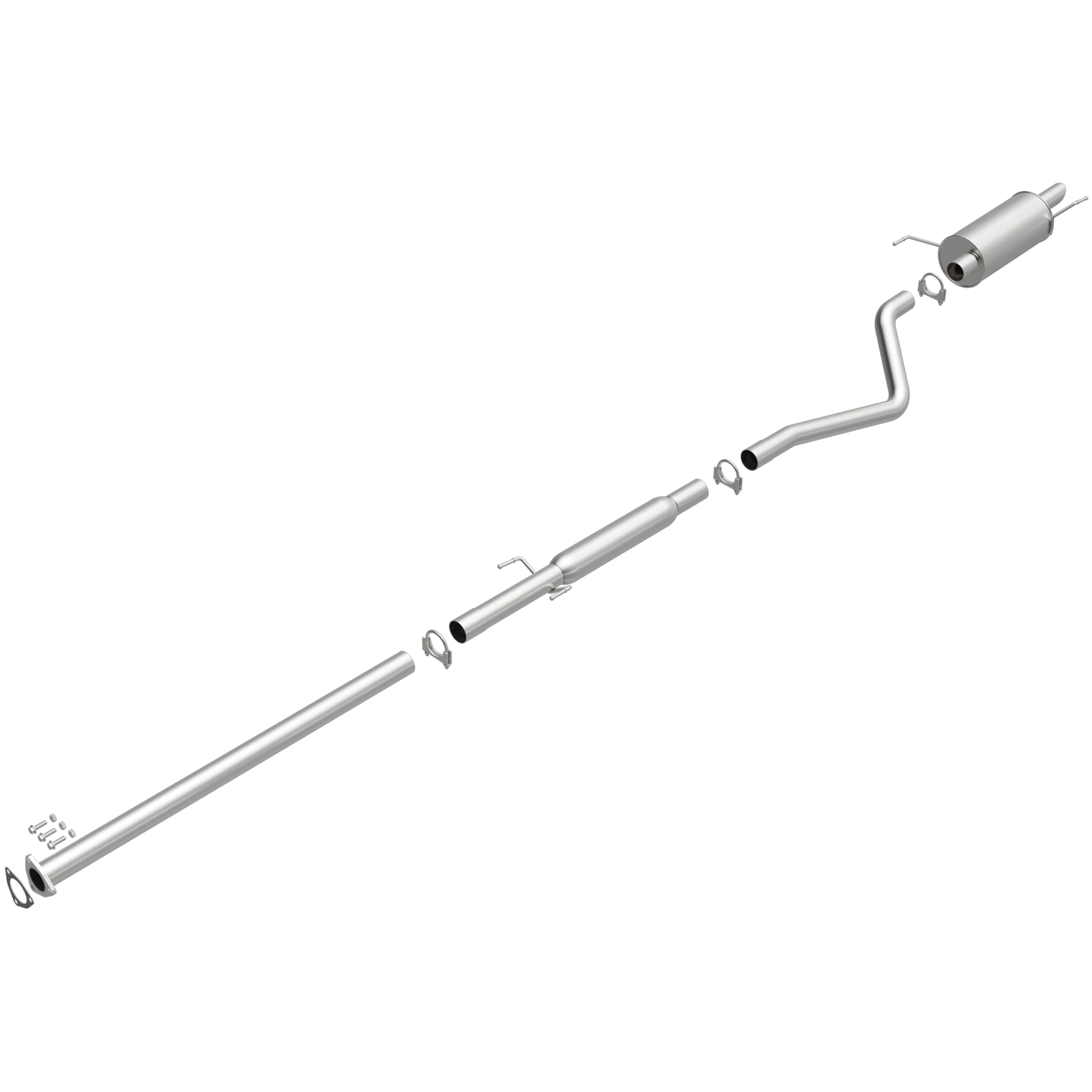 BRExhaust 2009-2014 Honda Ridgeline 3.5L Direct-Fit Exhaust System Kit 106-0908 - Image 4