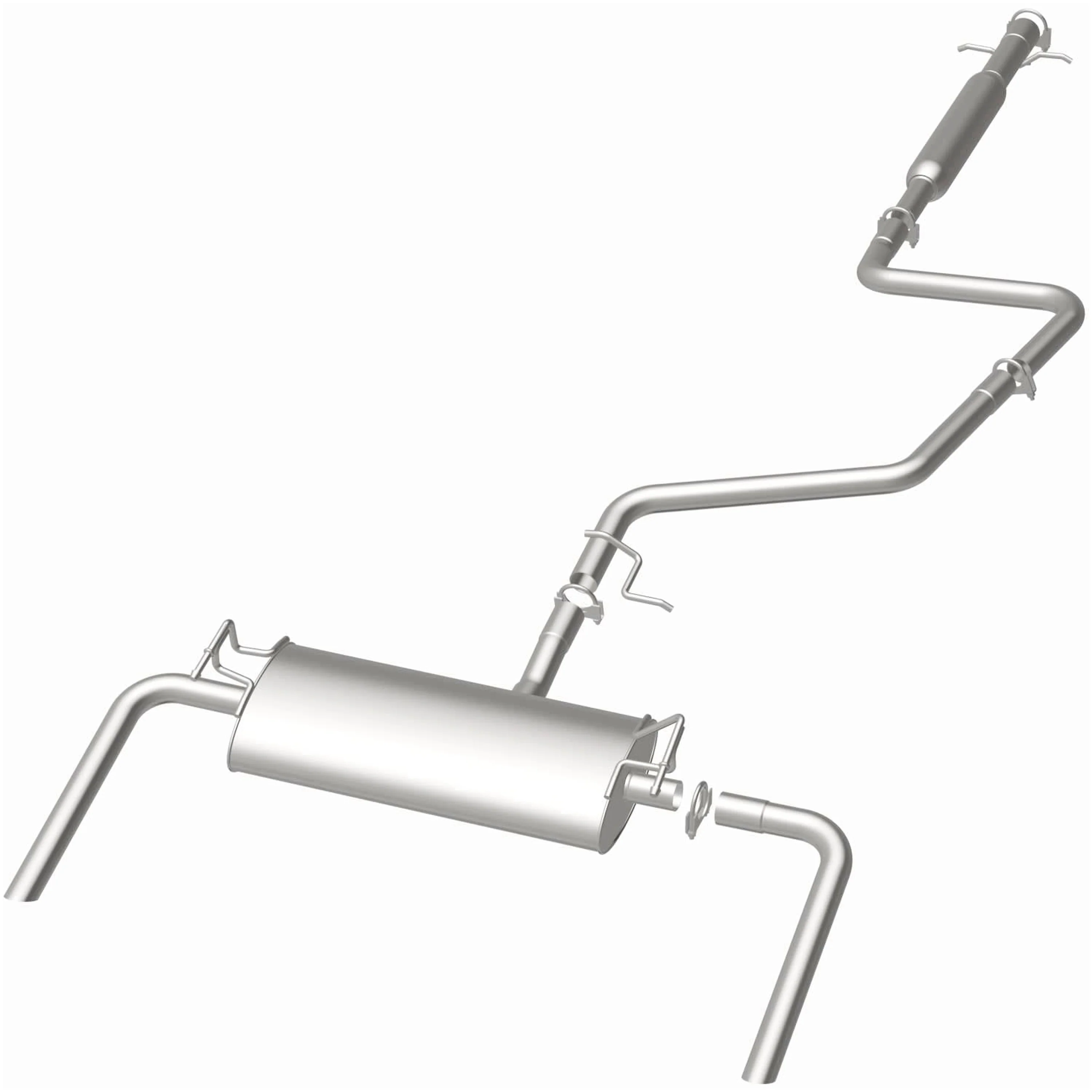 BRExhaust 2008-2012 Chevrolet Malibu 3.6L Direct-Fit Exhaust System Kit 106-0910 - Image 3