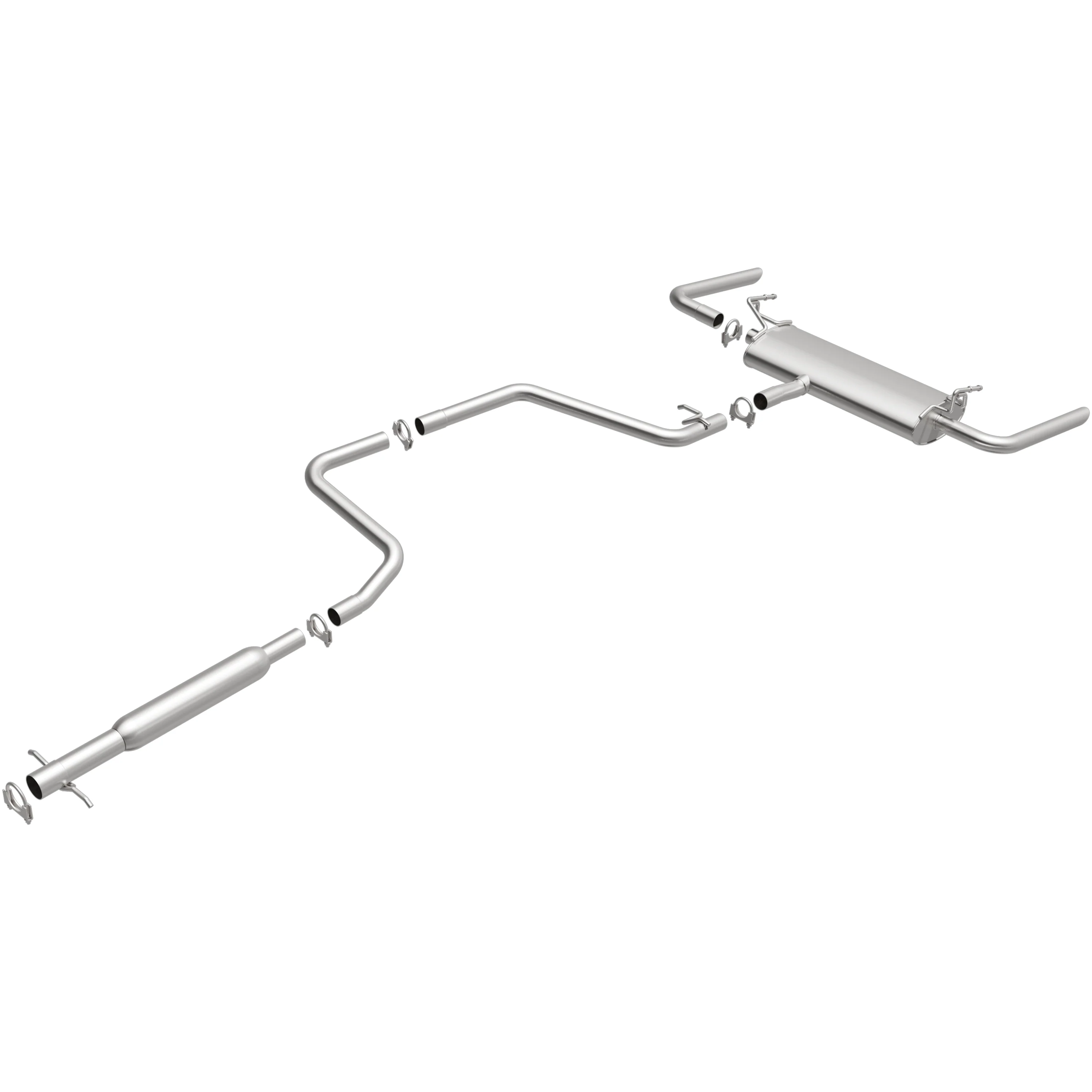 BRExhaust 2008-2012 Chevrolet Malibu 3.6L Direct-Fit Exhaust System Kit 106-0910 - Image 4