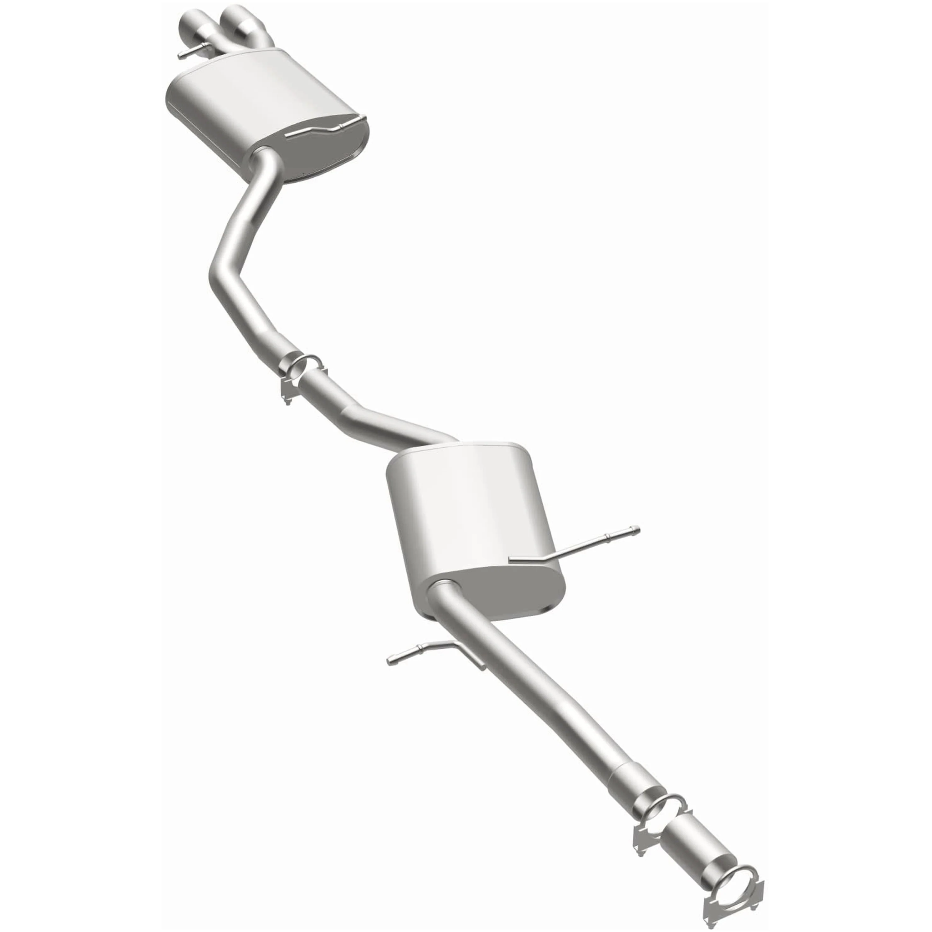 BRExhaust 2009-2016 Audi A4 2.0L | 2009-2016 Audi A4 Quattro 2.0L Direct-Fit Exhaust System Kit 106-0914 - Image 2