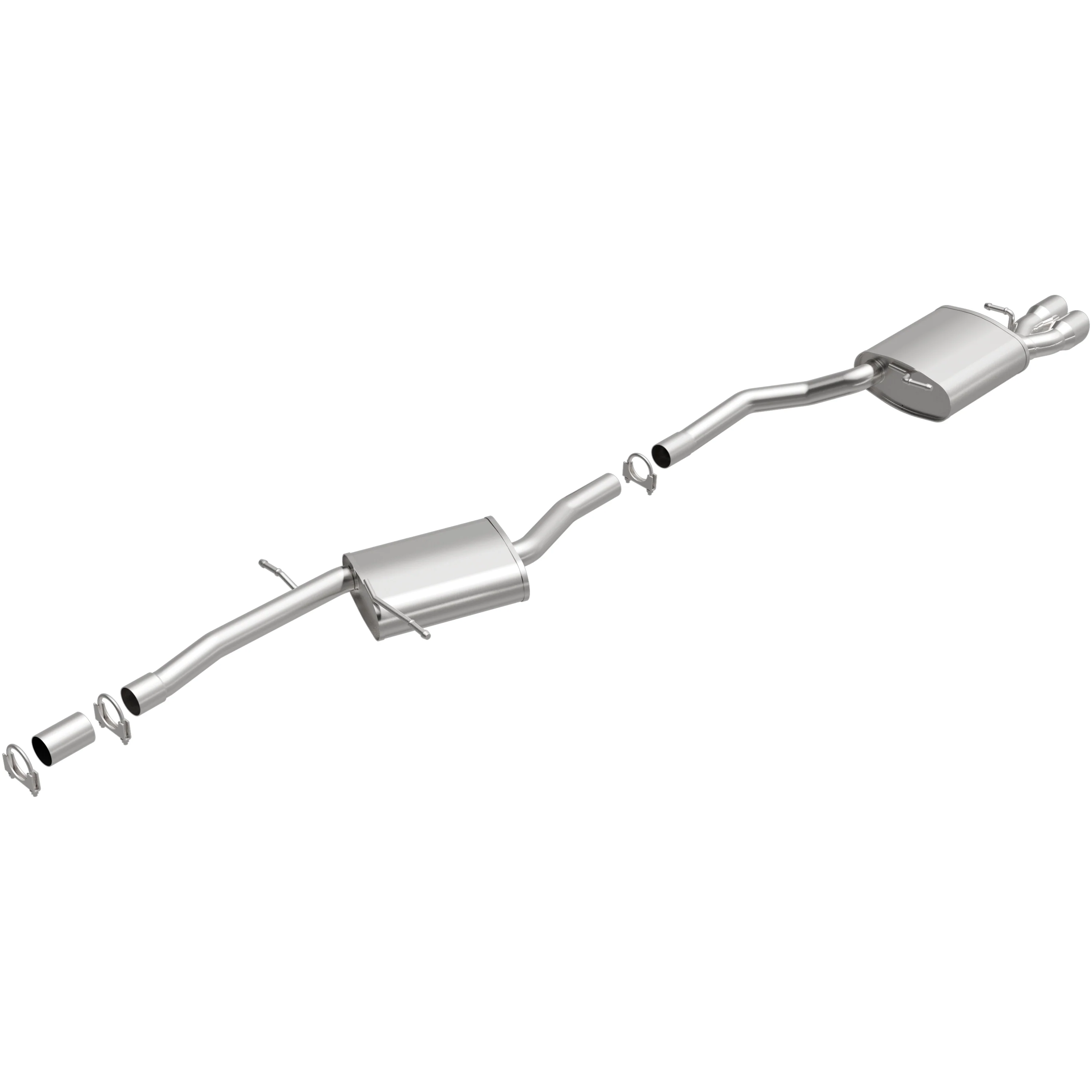 BRExhaust 2009-2016 Audi A4 2.0L | 2009-2016 Audi A4 Quattro 2.0L Direct-Fit Exhaust System Kit 106-0914 - Image 4