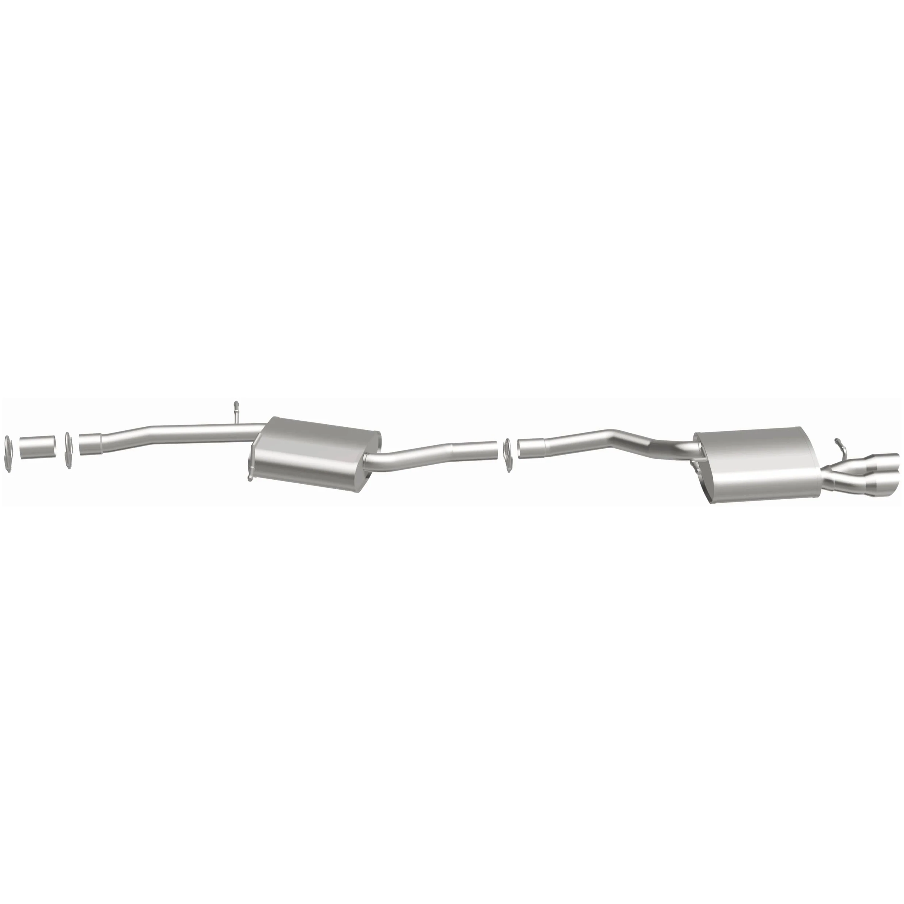 BRExhaust 2009-2016 Audi A4 2.0L | 2009-2016 Audi A4 Quattro 2.0L Direct-Fit Exhaust System Kit 106-0914 - Image 5