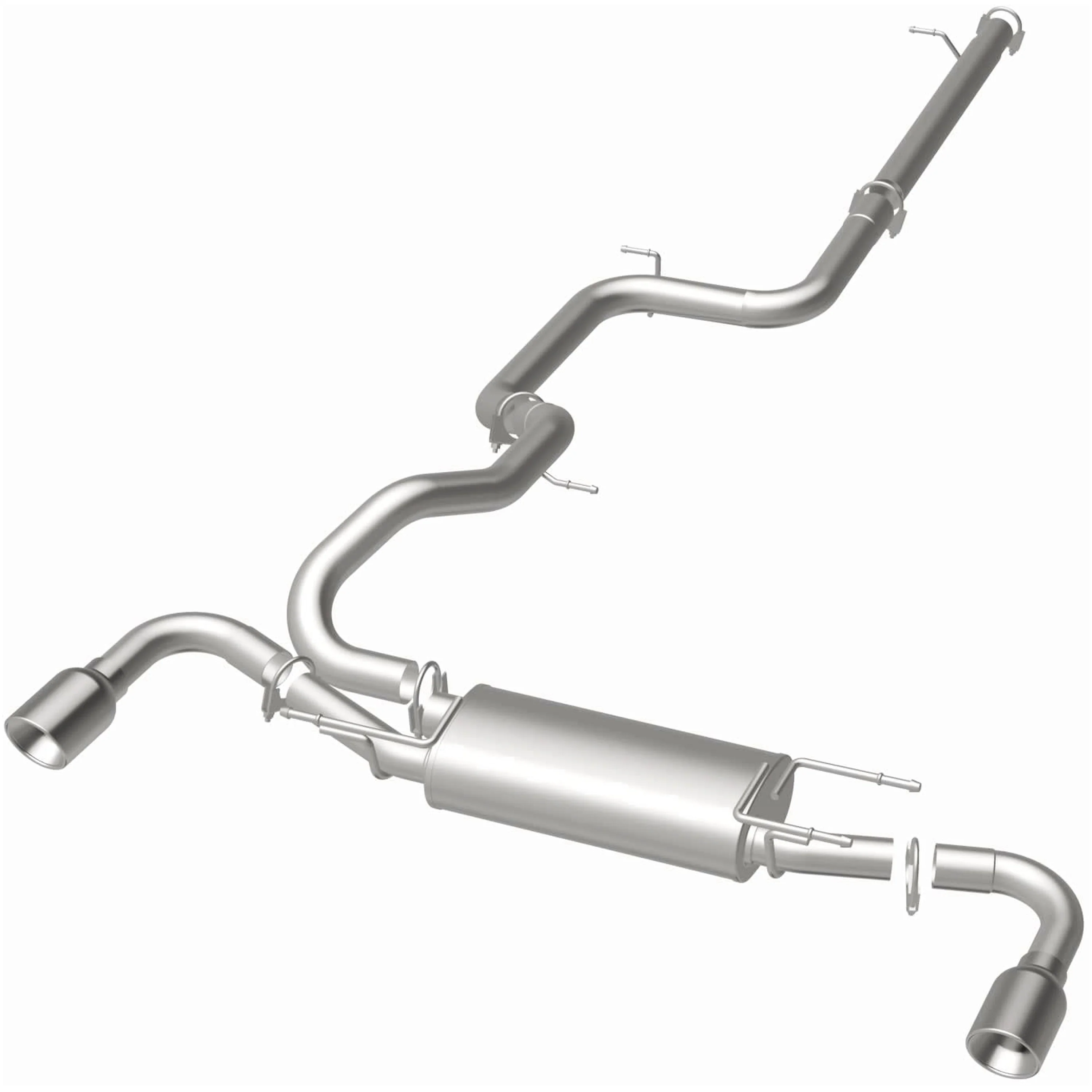 BRExhaust 2010-2013 Mazda 3 2.5L Direct-Fit Exhaust System Kit 106-0916 - Image 3