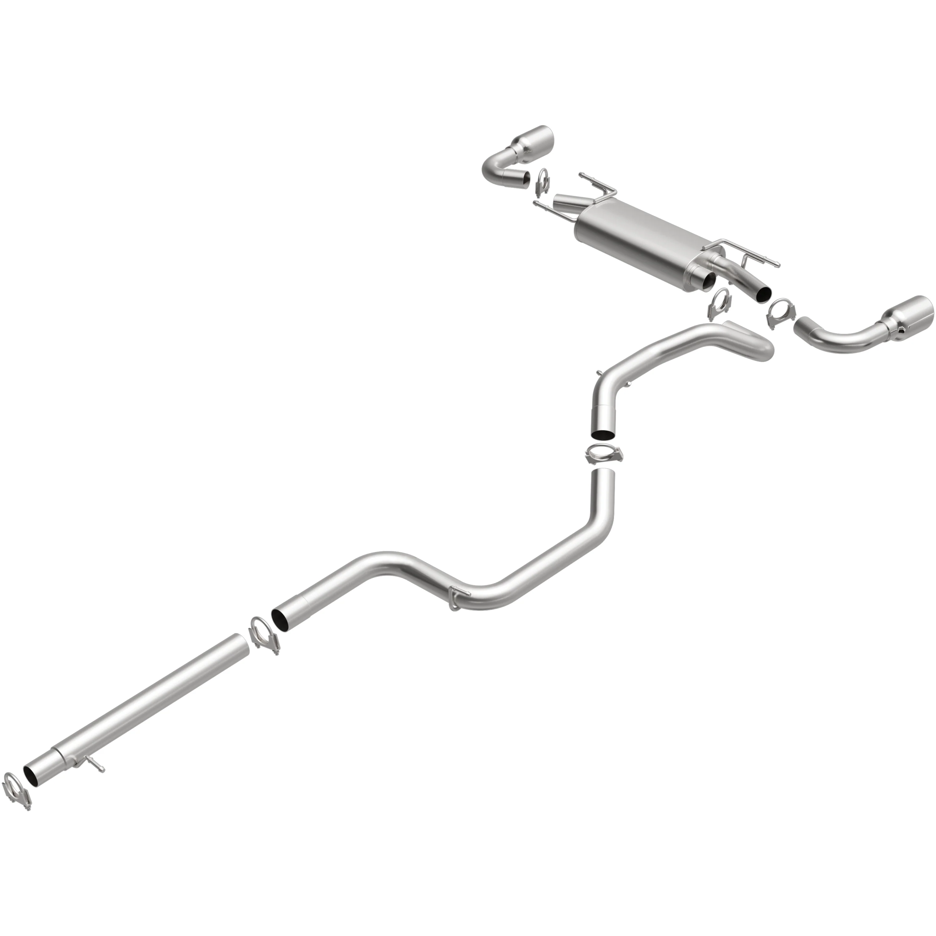 BRExhaust 2010-2013 Mazda 3 2.5L Direct-Fit Exhaust System Kit 106-0916 - Image 4