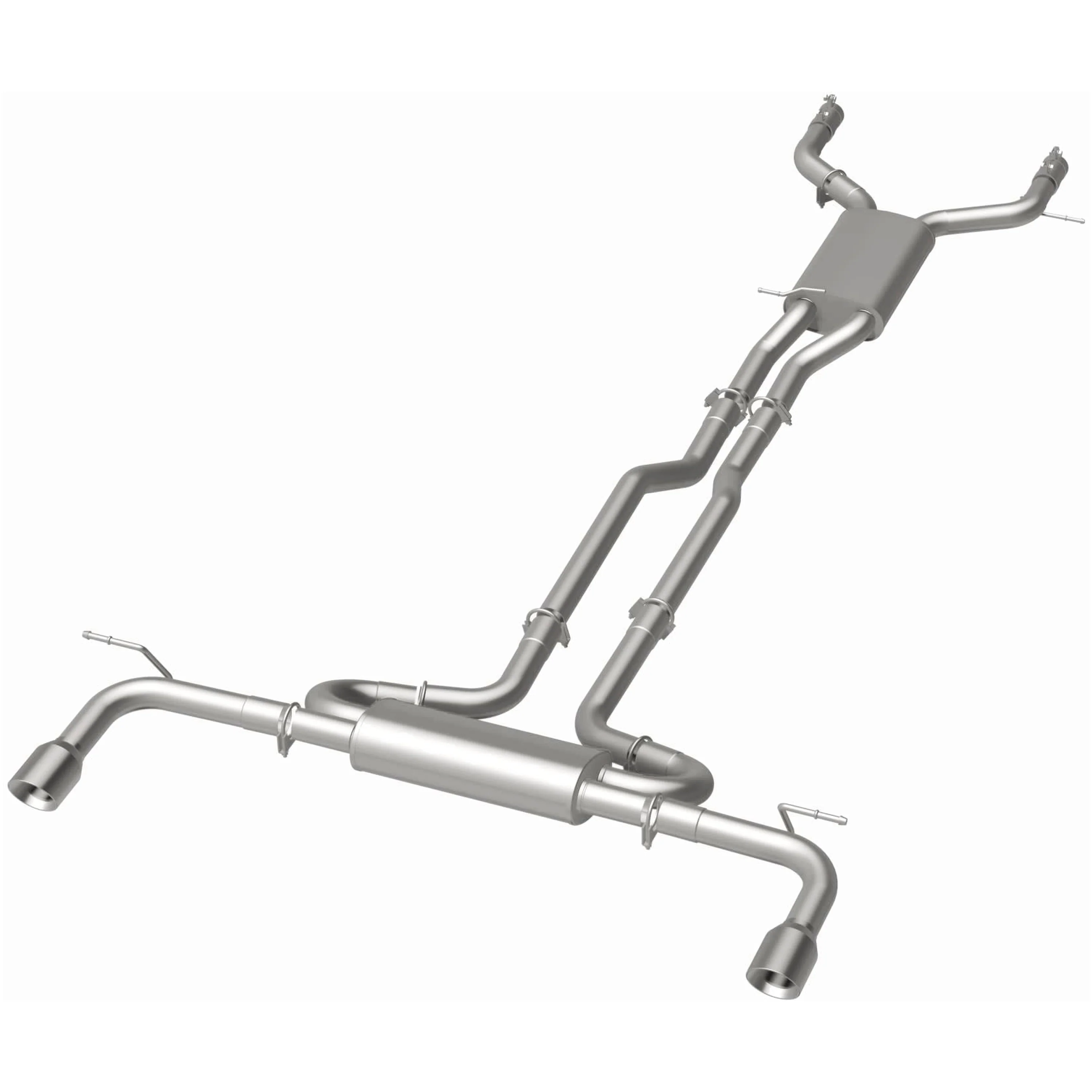 BRExhaust 2007-2010 Audi Q7 4.2L | 2011-2015 Audi Q7 3.0L Direct-Fit Exhaust System Kit 106-0919 - Image 3
