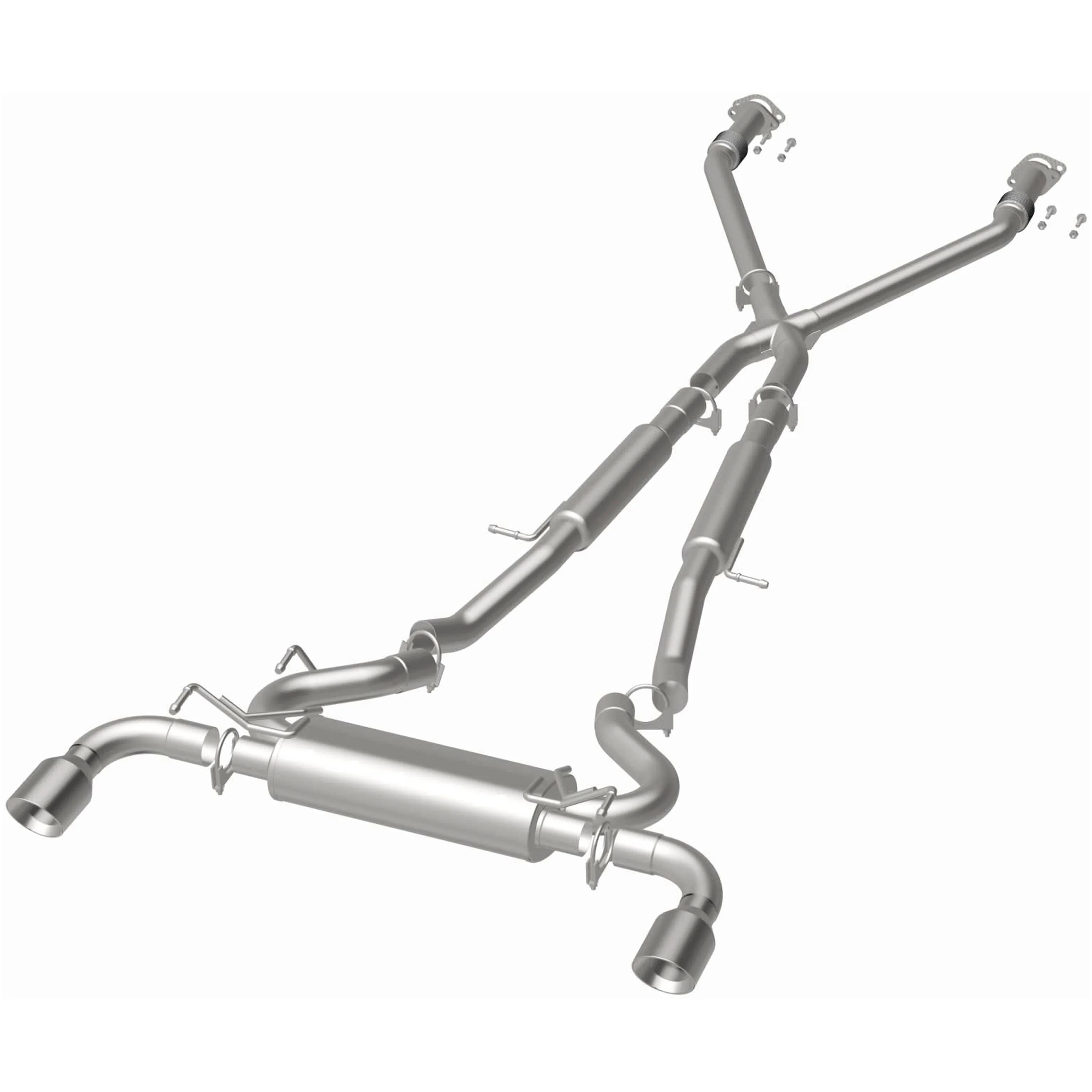 BRExhaust 2009-2020 Nissan 370Z 3.7L Direct-Fit Exhaust System Kit 106-0923 - Image 3