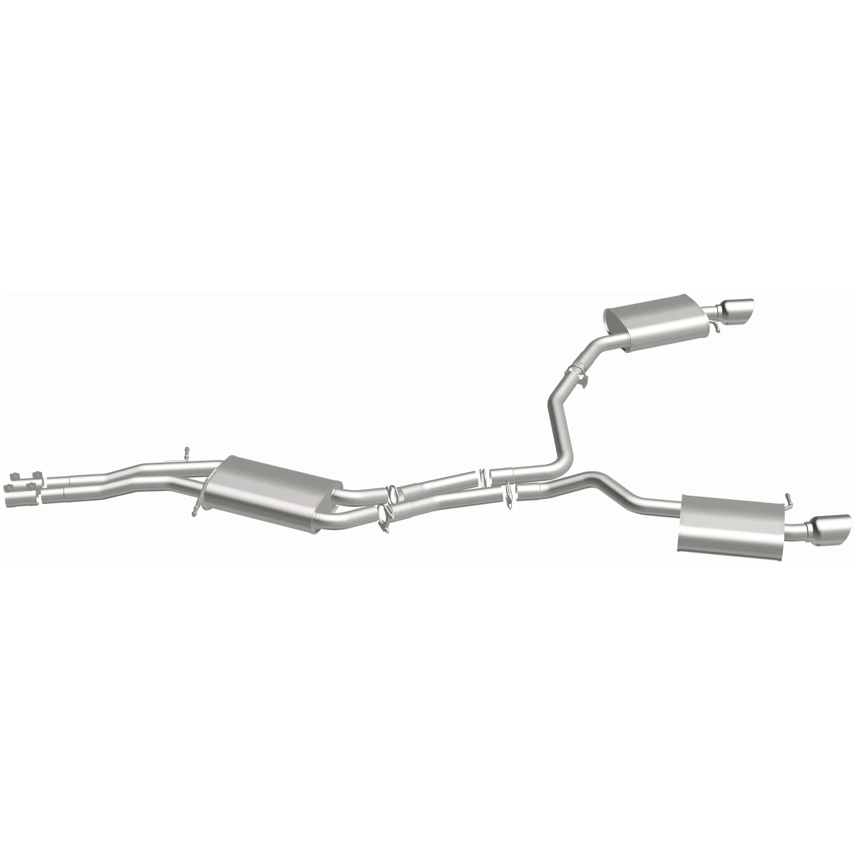 BRExhaust 2012-2015 Audi A7 Quattro 3.0L | 2012-2015 Audi A6 Quattro 3.0L Direct-Fit Exhaust System Kit 106-0924 - Image 5