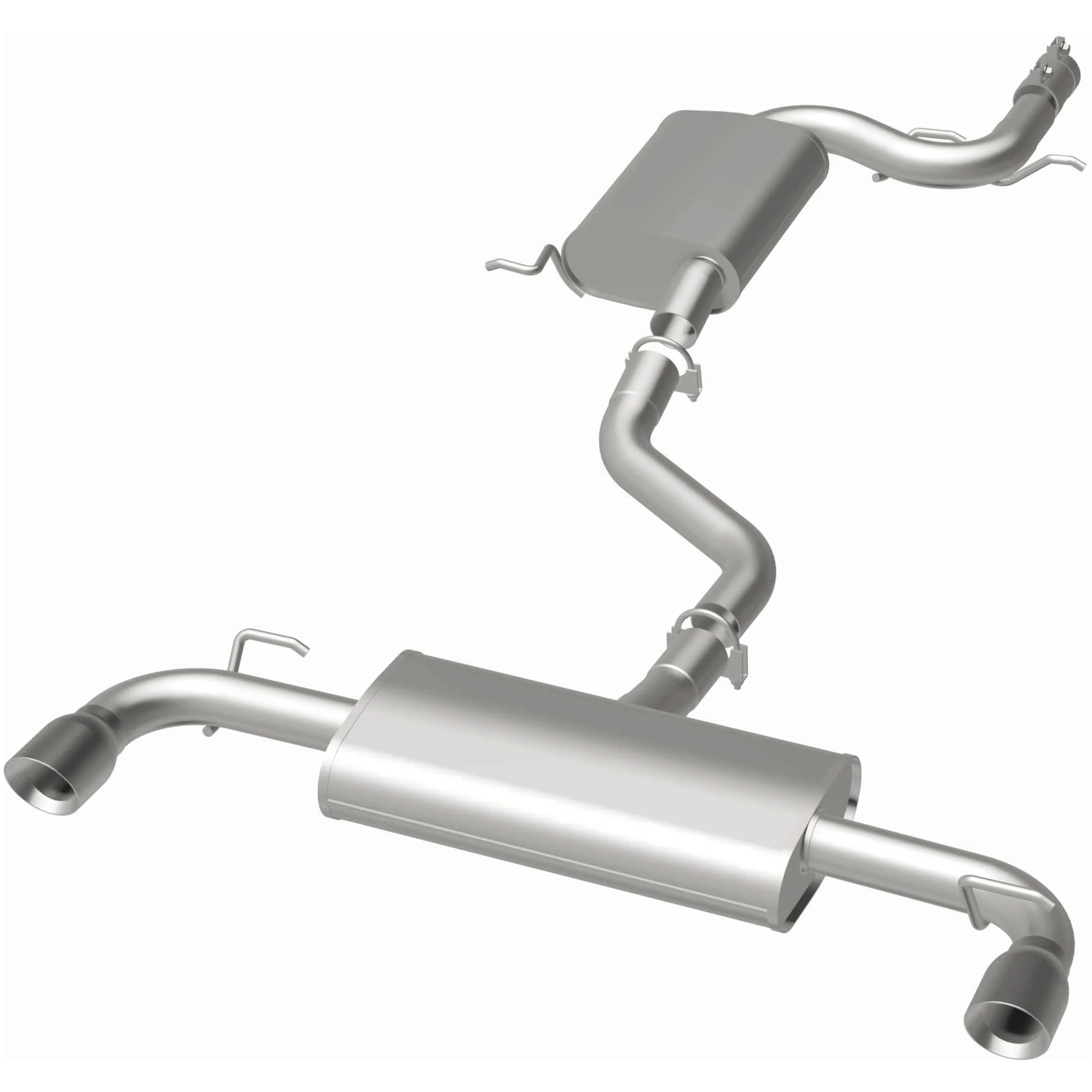 BRExhaust 2010-2014 Volkswagen GTI 2.0L Direct-Fit Exhaust System Kit 106-0928 - Image 3