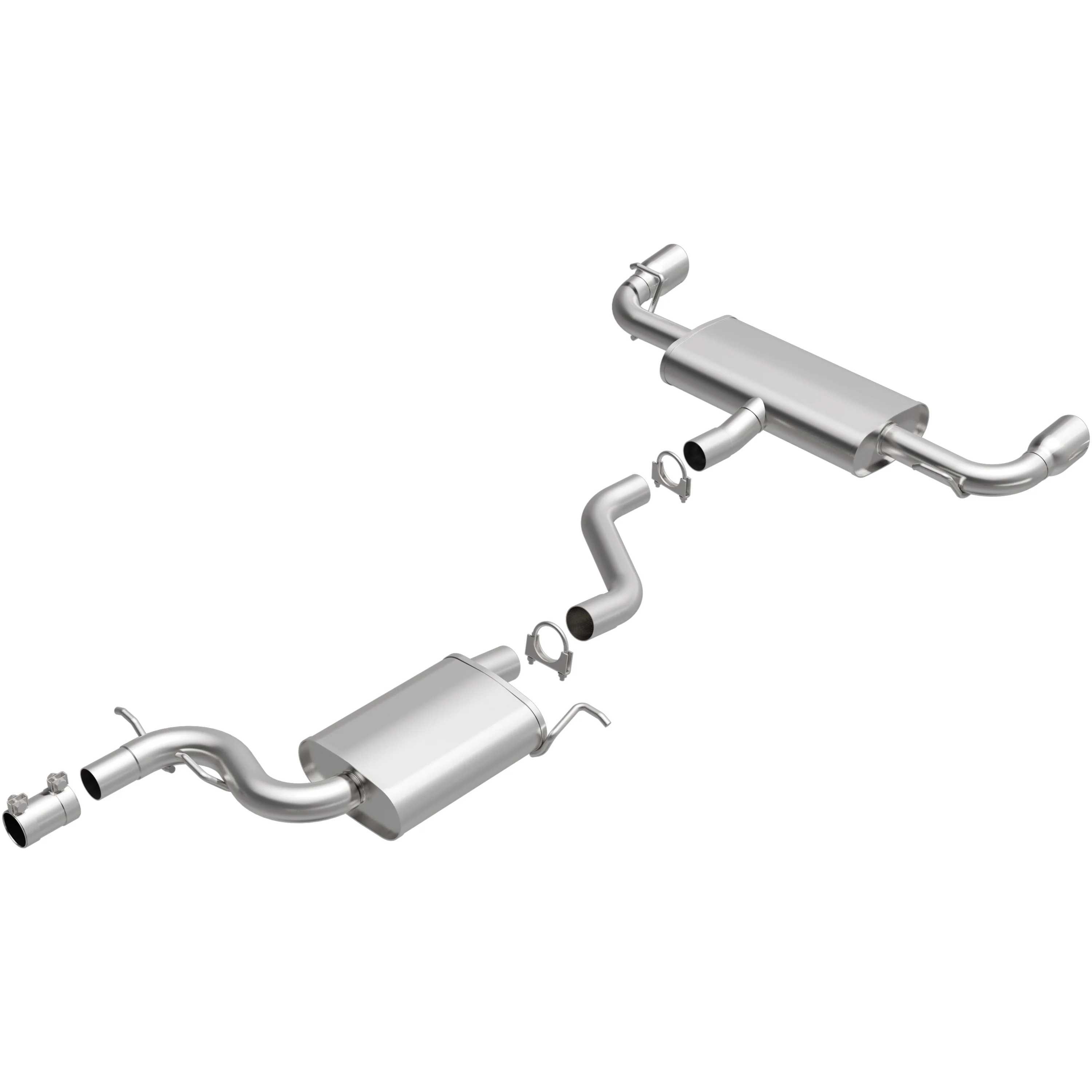 BRExhaust 2010-2014 Volkswagen GTI 2.0L Direct-Fit Exhaust System Kit 106-0928 - Image 4