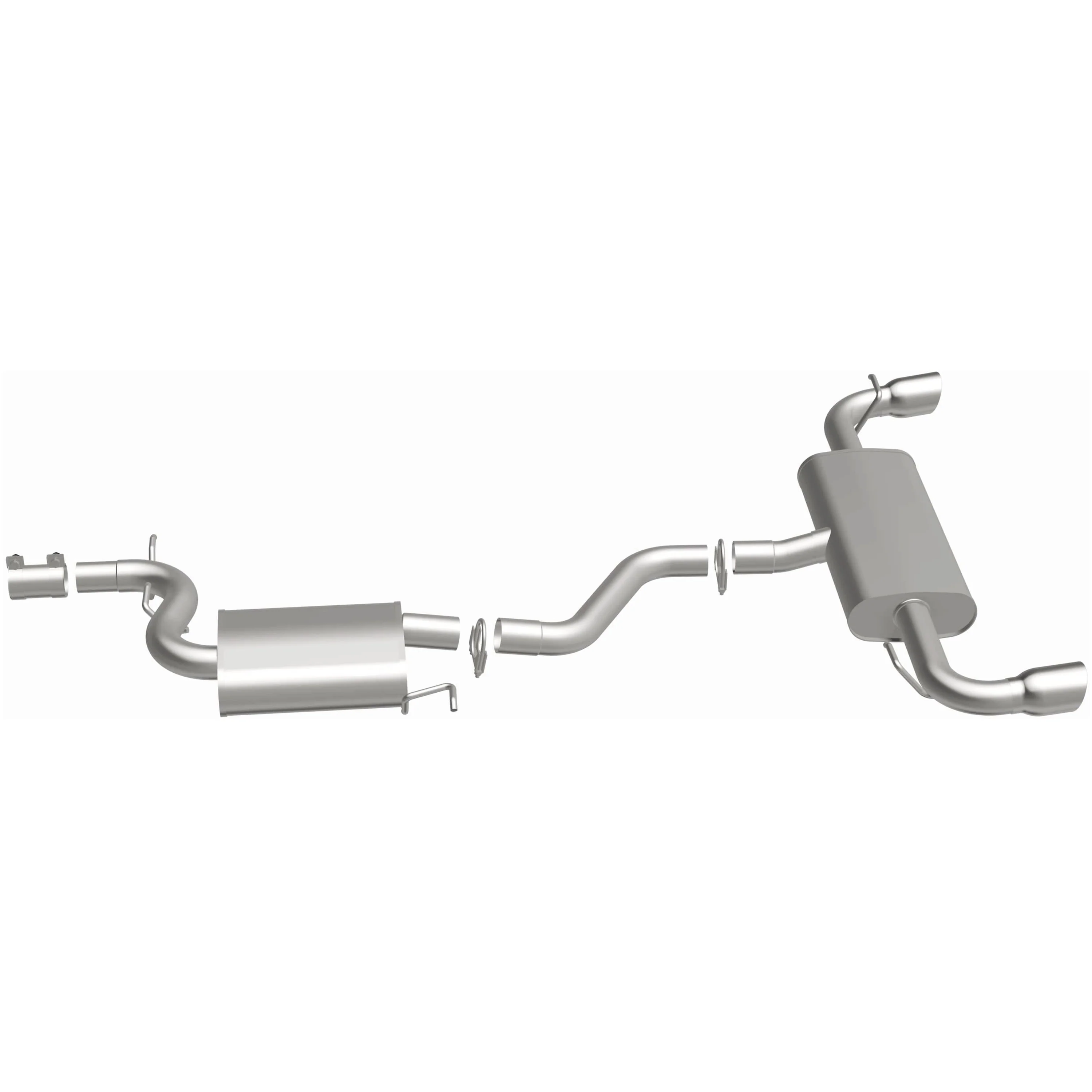 BRExhaust 2010-2014 Volkswagen GTI 2.0L Direct-Fit Exhaust System Kit 106-0928 - Image 5