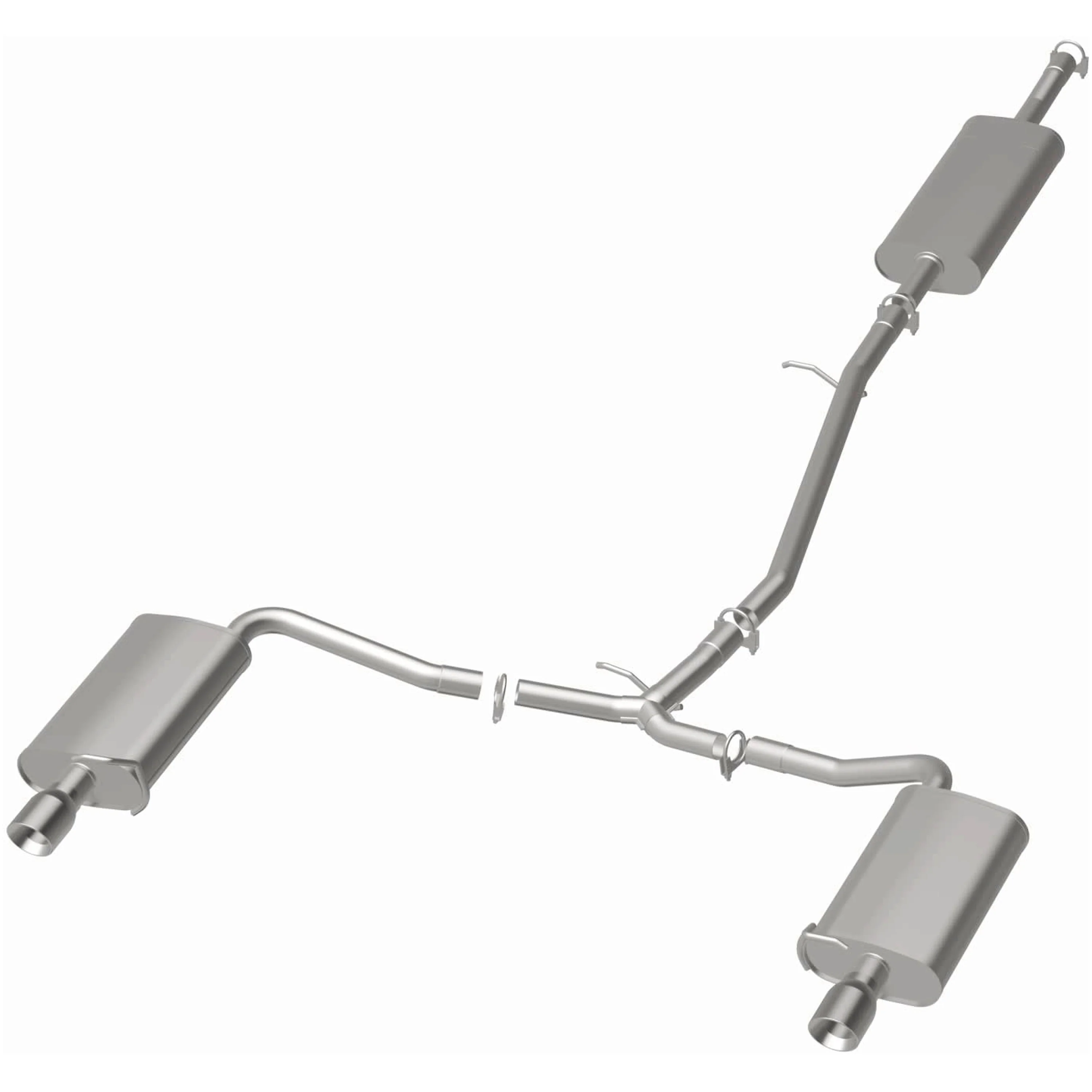 BRExhaust 2013-2019 Ford Flex 3.5L Direct-Fit Exhaust System Kit 106-0931 - Image 3