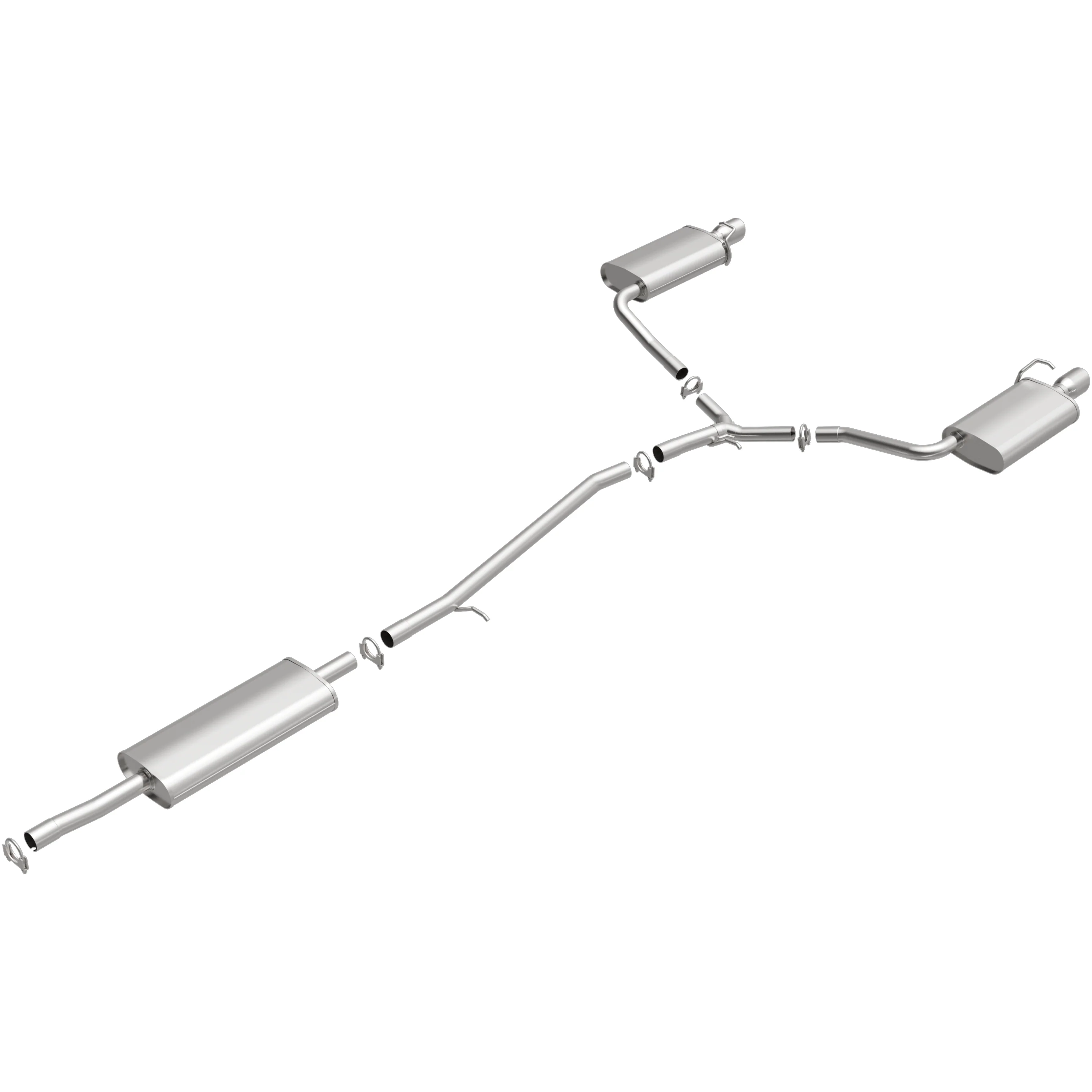 BRExhaust 2013-2019 Ford Flex 3.5L Direct-Fit Exhaust System Kit 106-0931 - Image 4