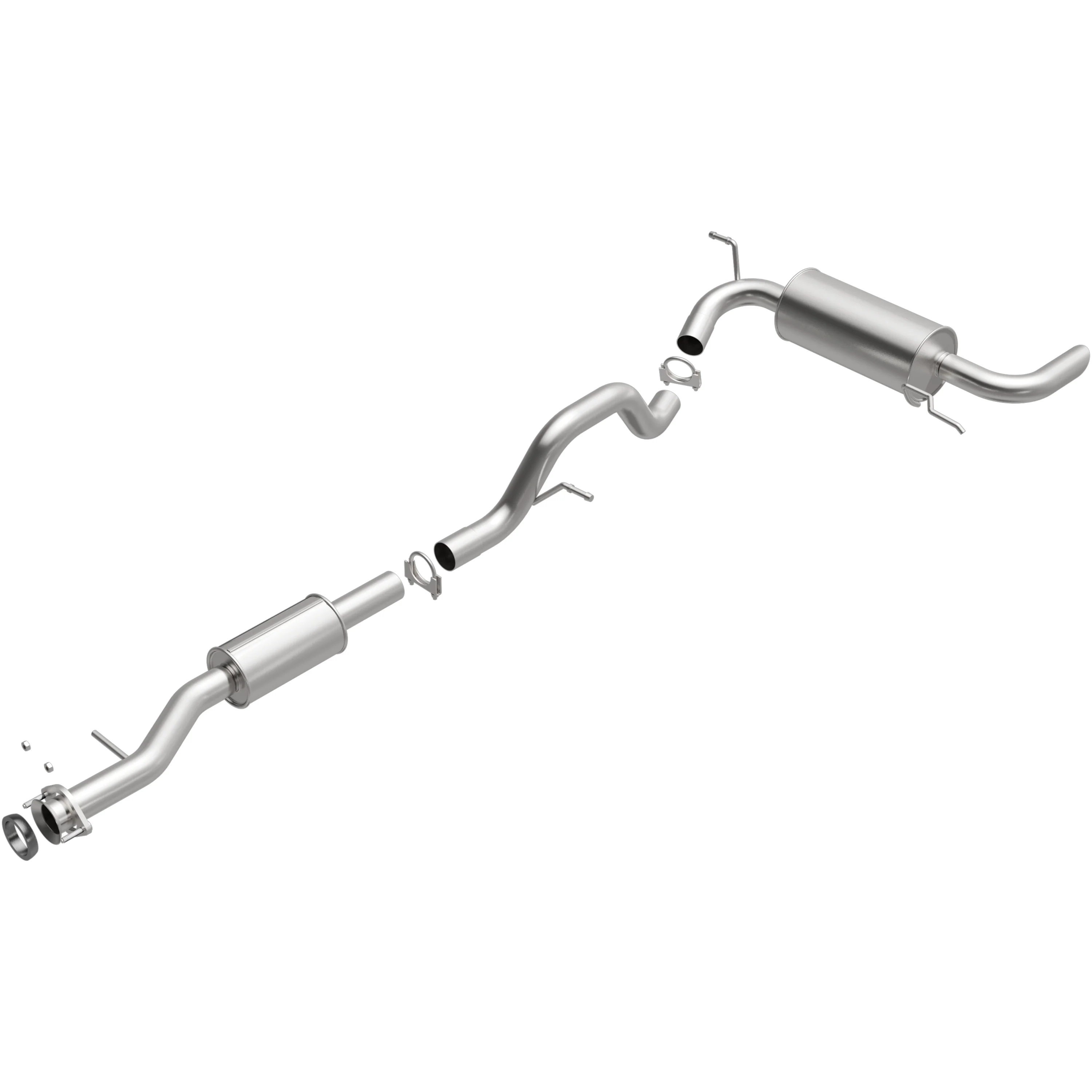 BRExhaust 2008-2010 Hummer H3 3.7L Direct-Fit Exhaust System Kit 106-0936 - Image 4