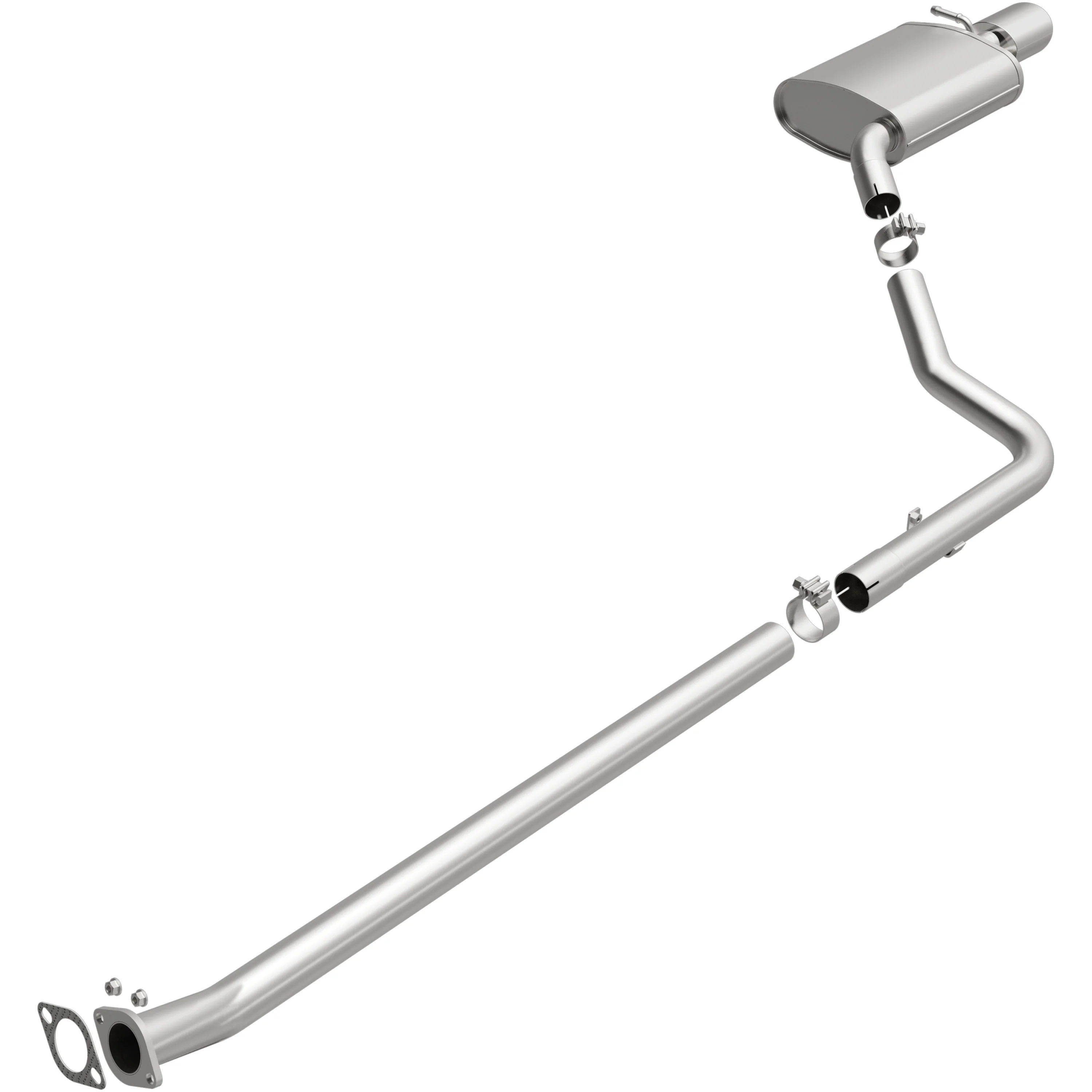 BRExhaust 2015-2017 Hyundai Sonata 2.4L Direct-Fit Exhaust System Kit 106-0940 - Image 4